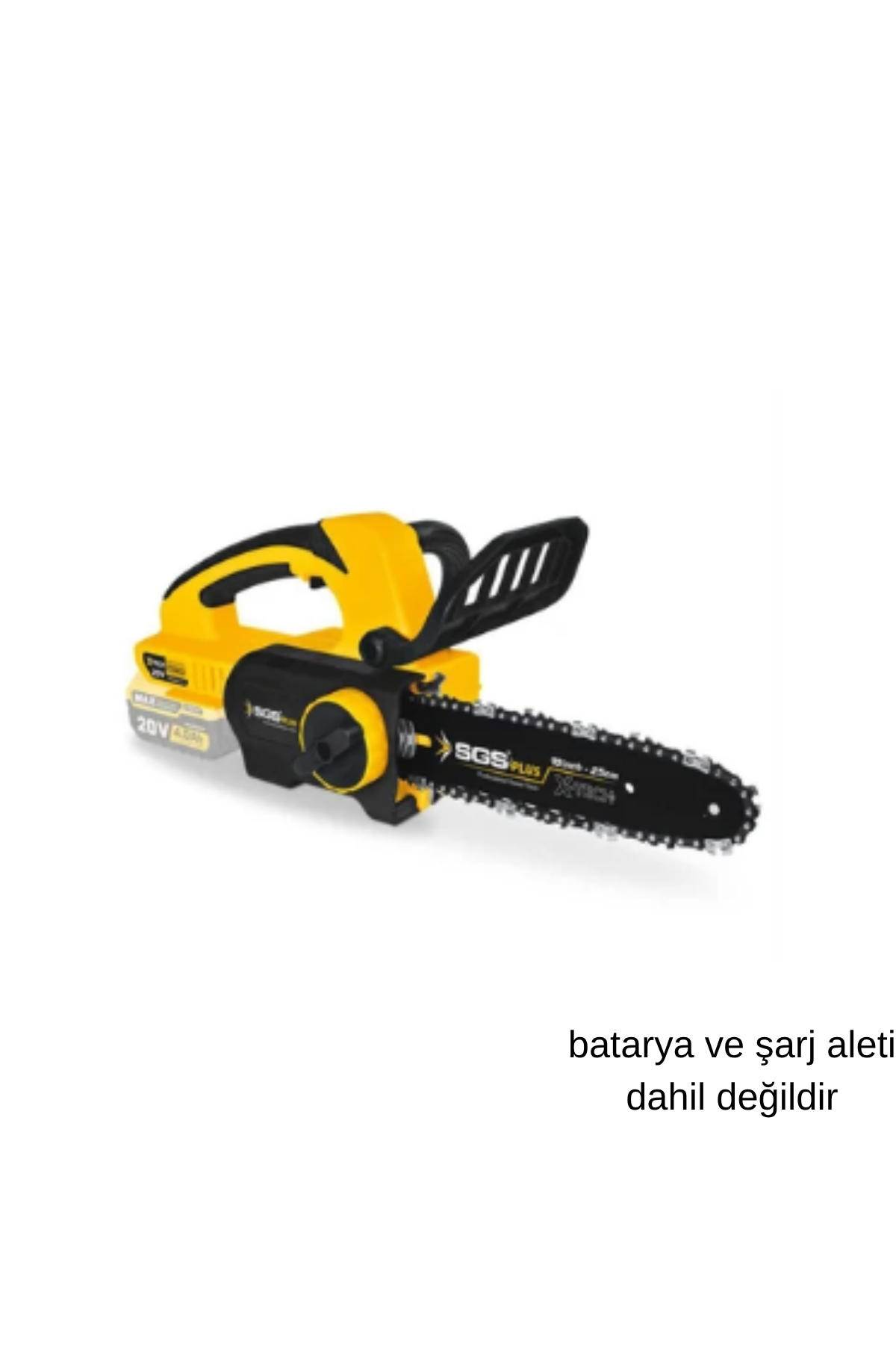SGS AKÜLÜ 25 CM AĞAÇ KESME TESTERESİ (KÖMÜRSÜZ MOTOR 20 V)
