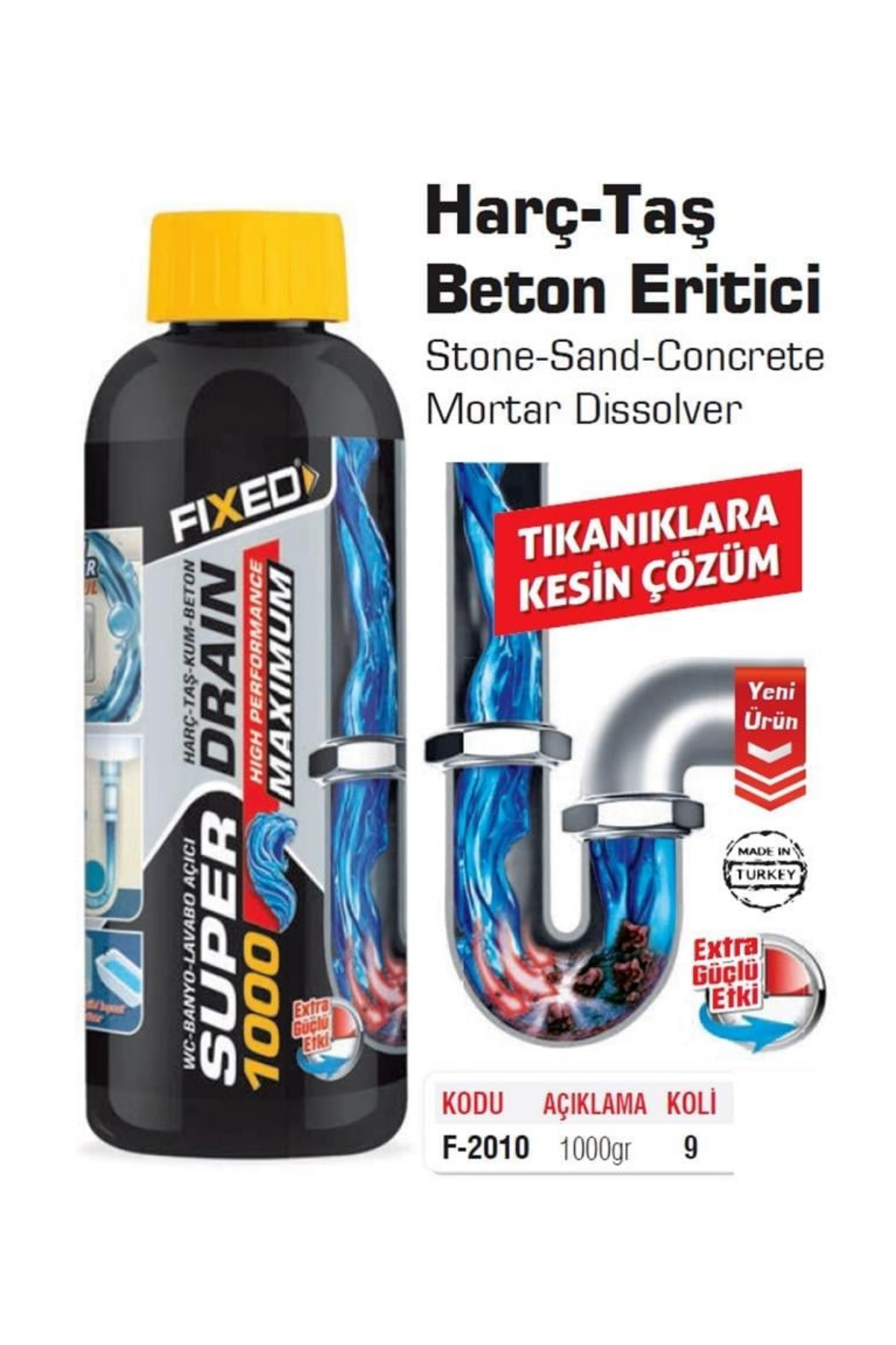 SGS HARÇ-TAŞ BETON ERİTİCİ 1000 GR