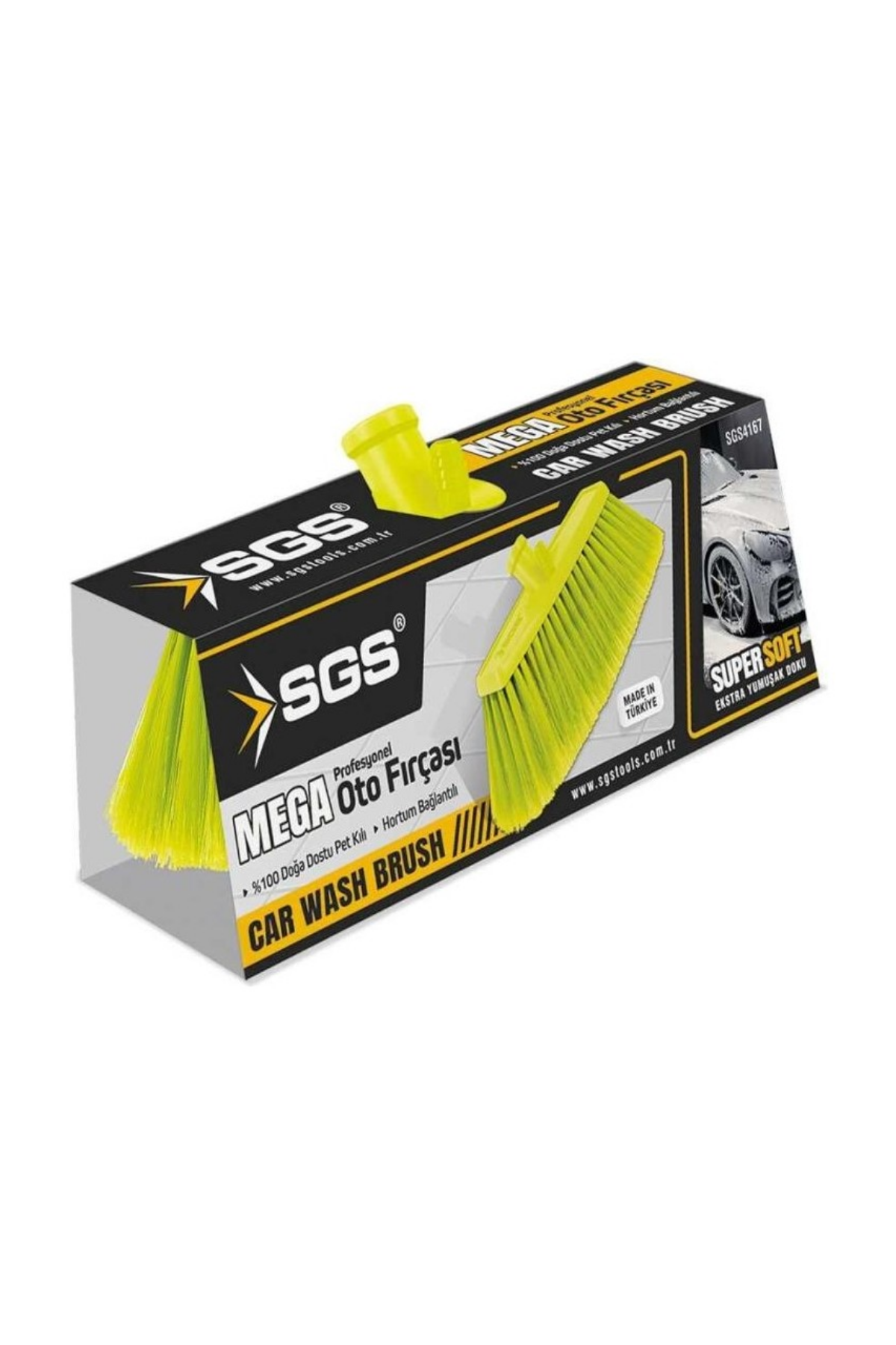 SGS MEGA PROFESYONEL OTO FIRÇASI (20 CM)