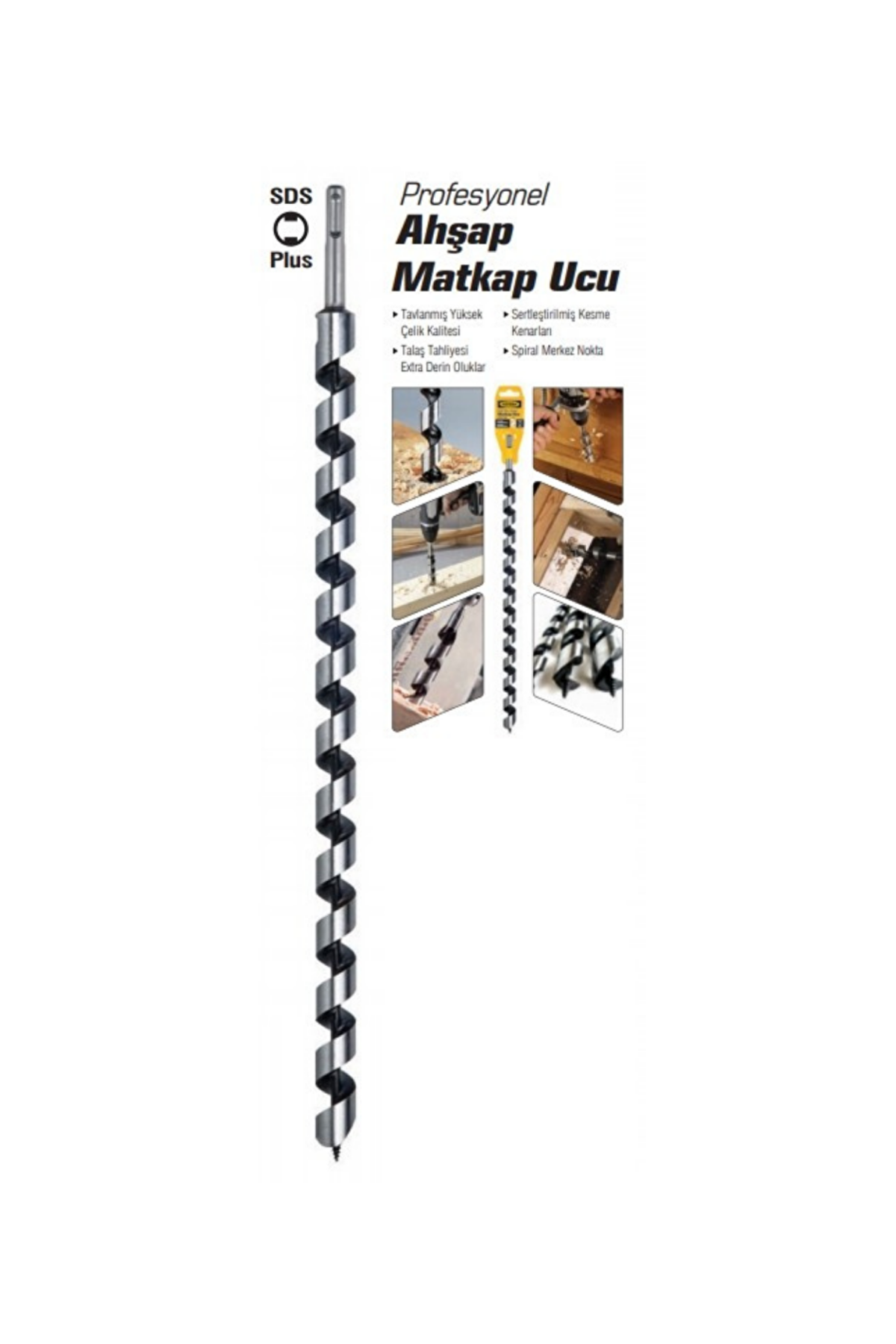 SGS SDS PLUS AHŞAP MATKAP UCU (22X250)
