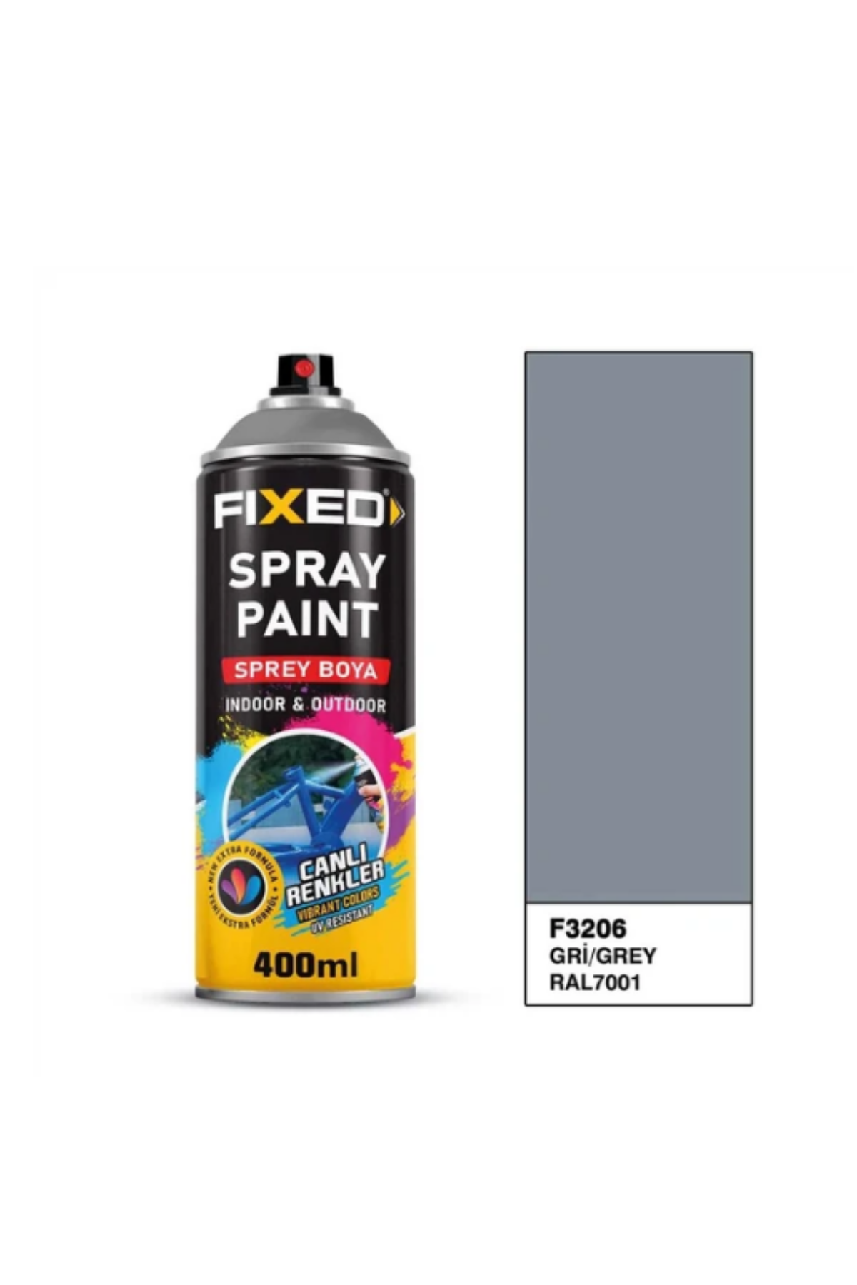 SGS SPREY BOYA AKRİLİK GRİ (RAL 7001) 400 ML