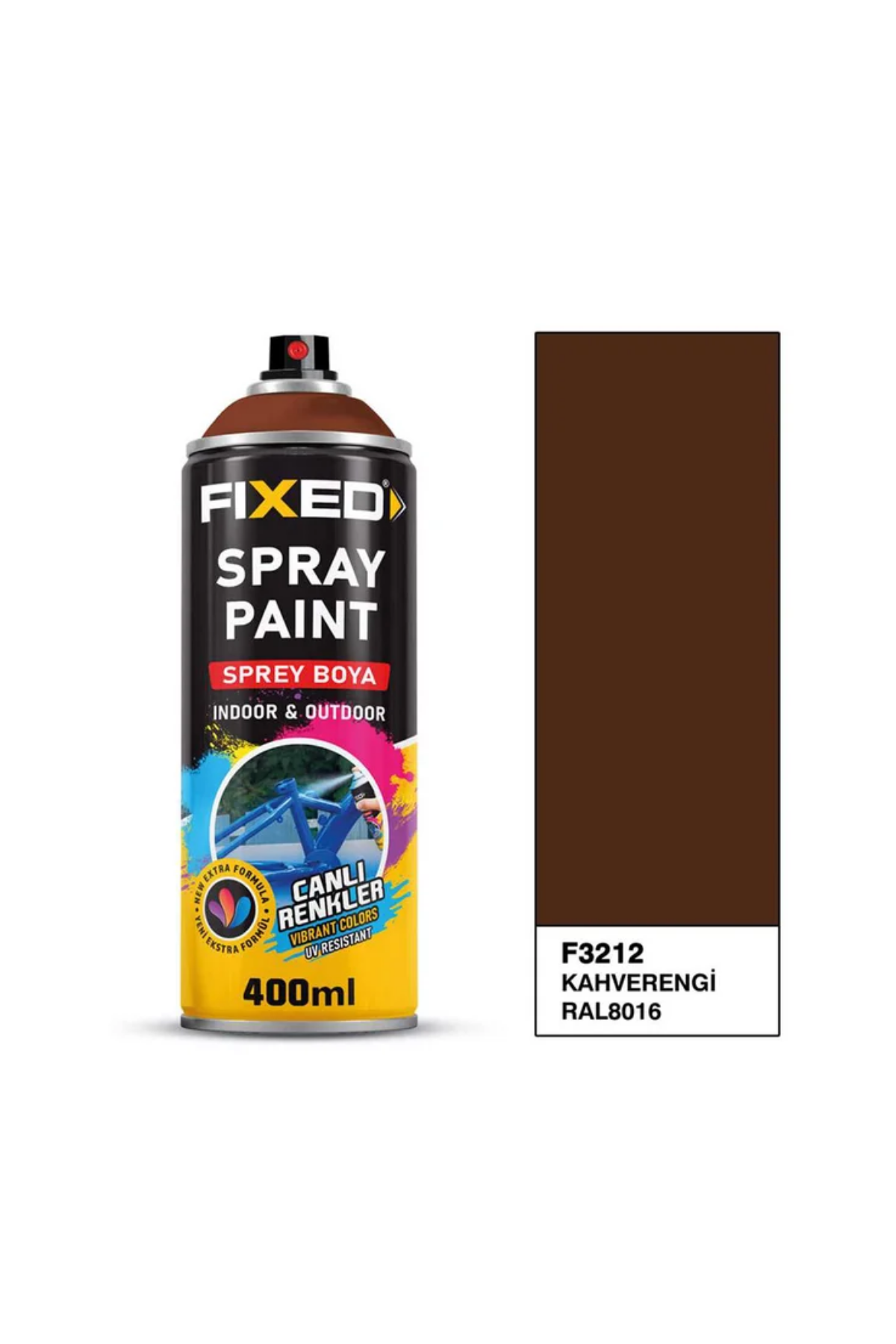 SGS SPREY BOYA AKRİLİK - KAHVERENGİ (RAL8016) 320 GR 400 ML