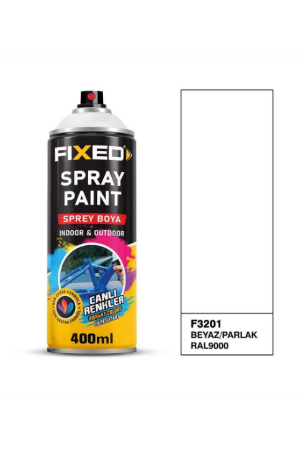 SGS SPREY BOYA AKRİLİK PARLAK BEYAZ (RAL 9000) 400 ML