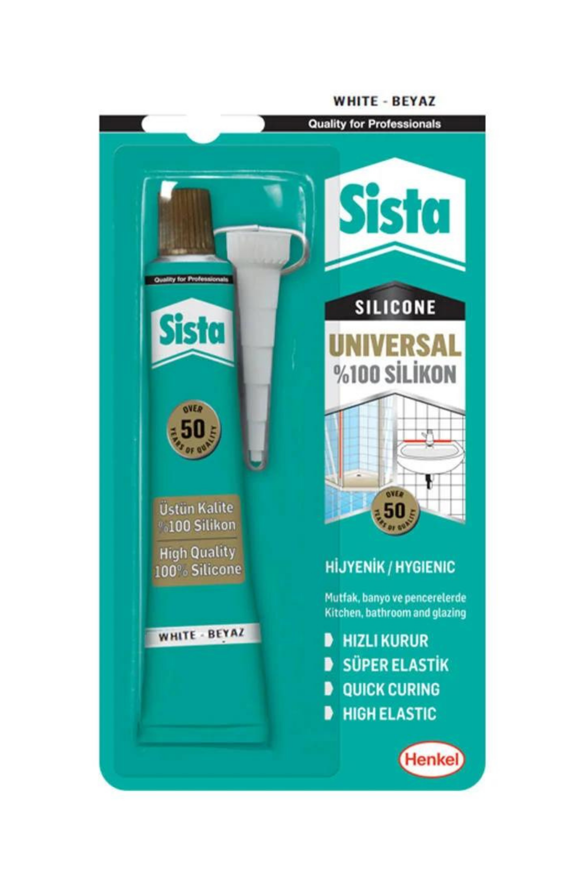 SISTA SİLİKON 50 GR BEYAZ