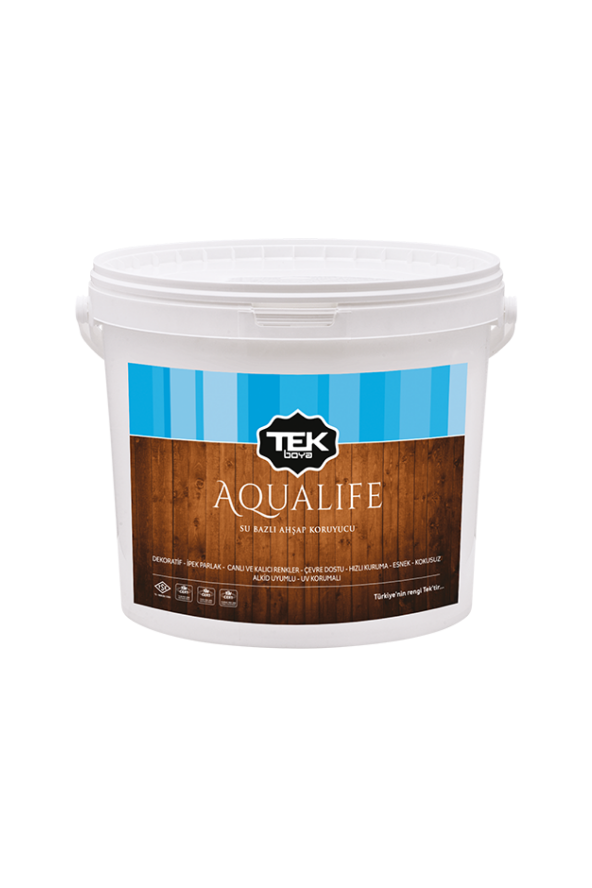 TEK AQUALIFE SU BAZLI AHŞAP KORUYUCU AÇIK MEŞE 0,75Lt