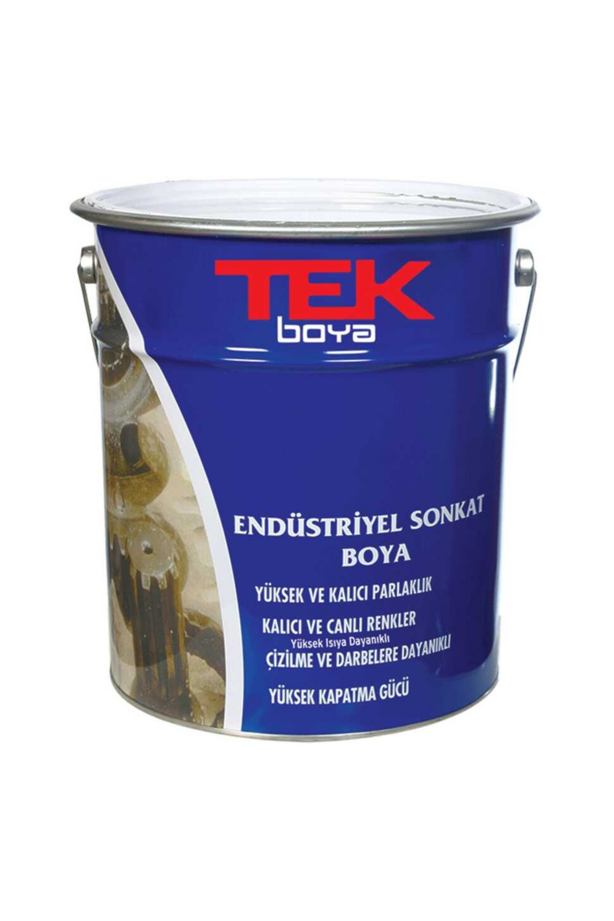 TEK ENDÜSTRİYEL SON KAT YAĞLI BOYA PARLAK SİYAH 15/1
