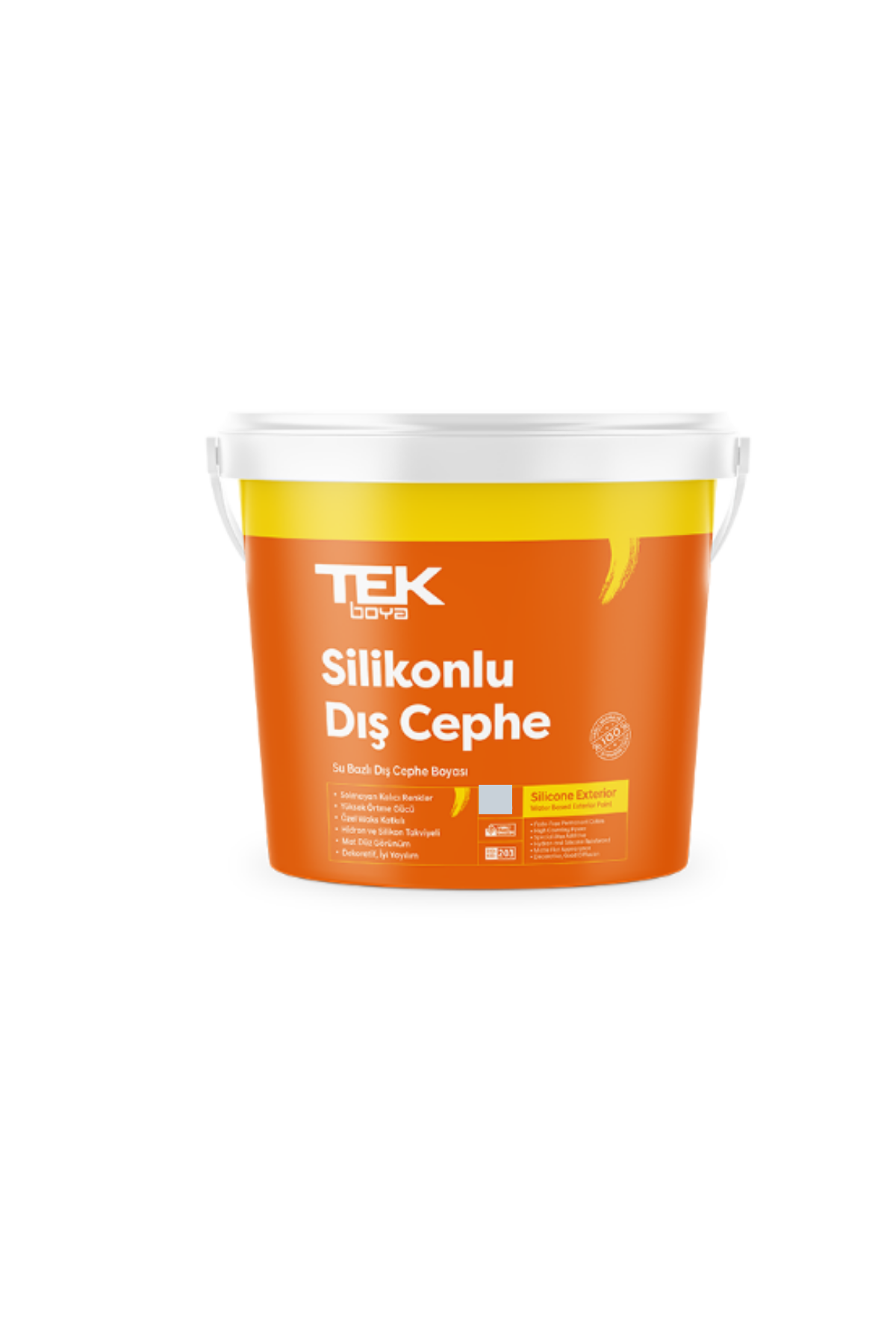 TEK SİLİKONLU DIŞ CEPHE (BEYAZ) 15 LT
