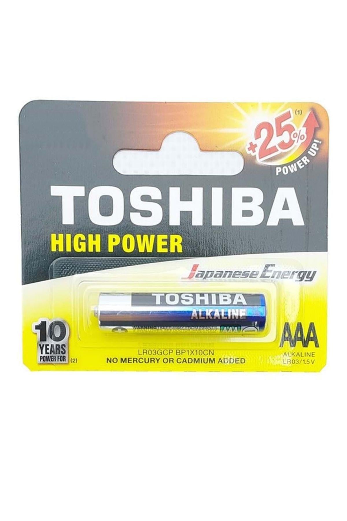 TOSHİBA İNCE ALKALİNLİ PİL TEKLİ