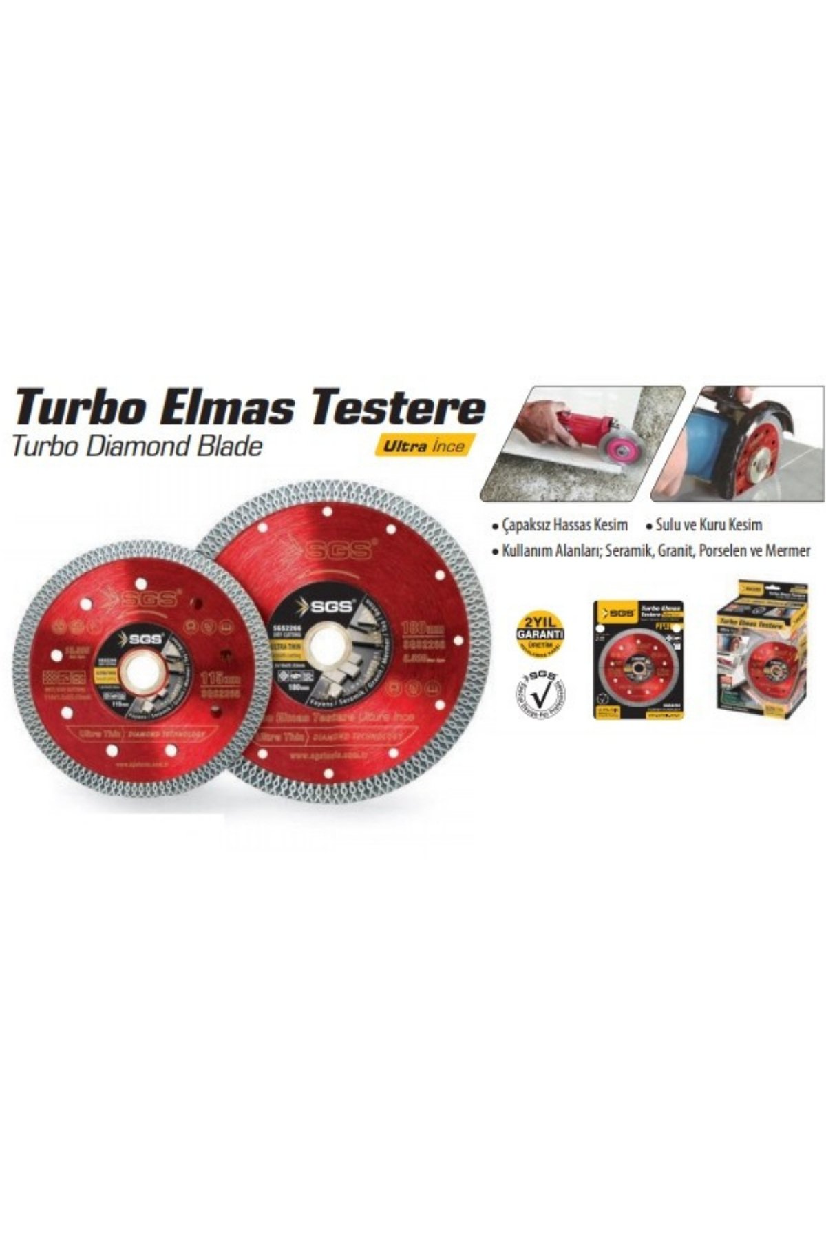 TURBO ELMAS TESTERE (ULTRA HASSAS) (115MM)
