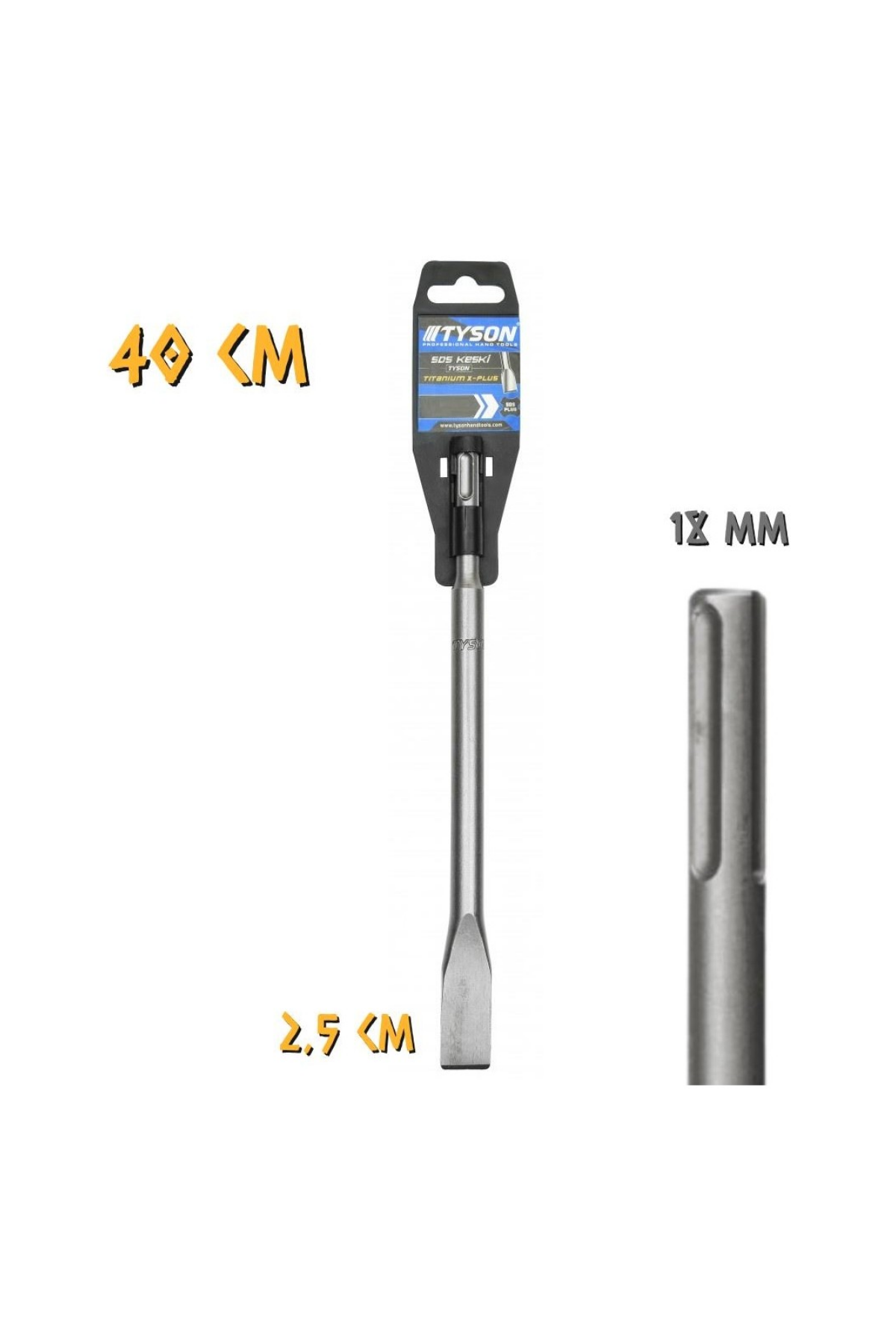 TYSON SDS MAX KESKİ 18 X 400 X 25 MM