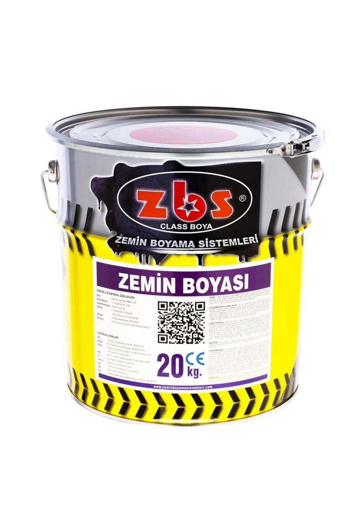 ZBS TEK KOMPENANTLI EXTRA ZEMİN BOYASI RAL 1023 20 KG