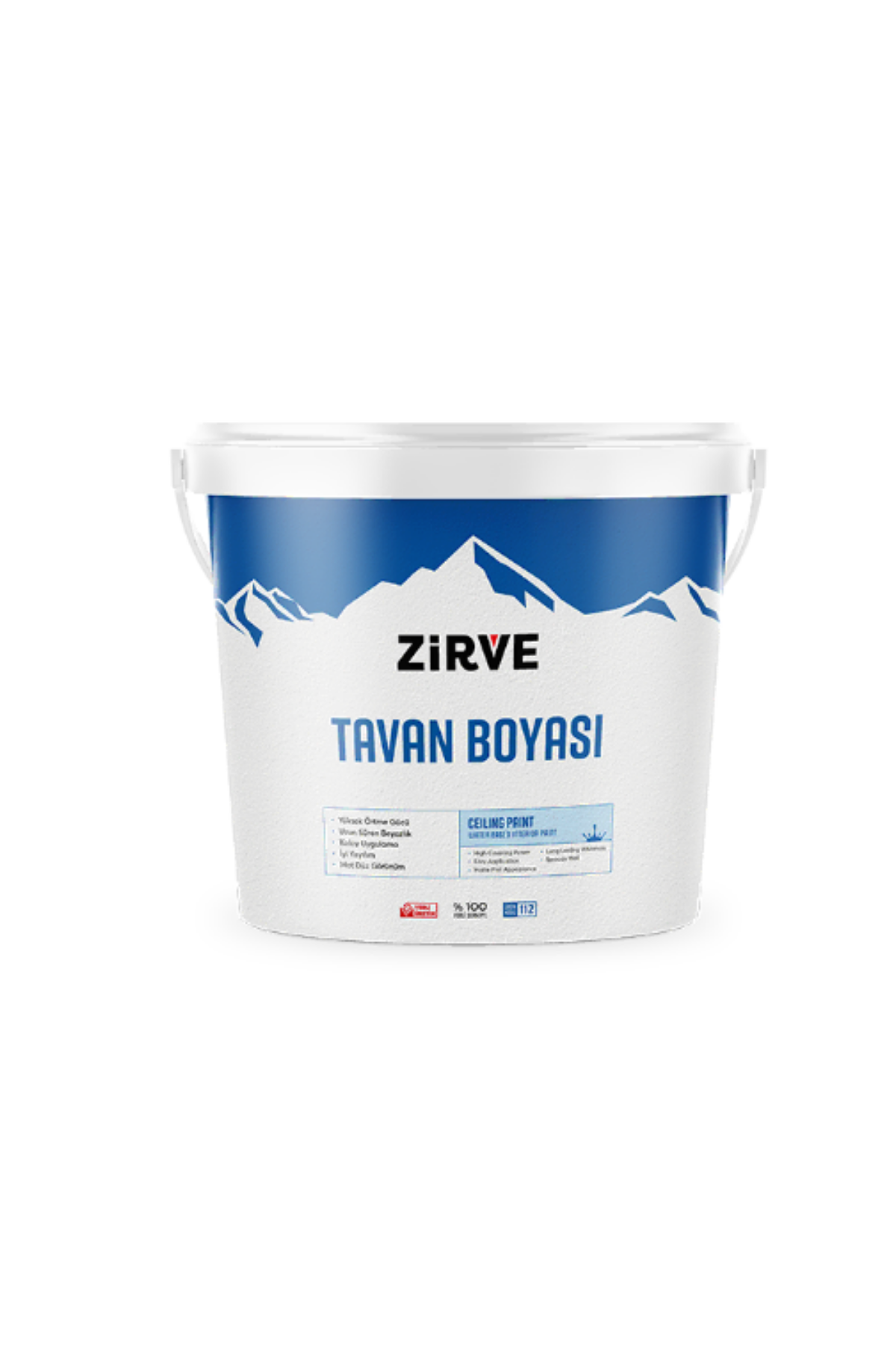 ZİRVE PLASTİK TAVAN BOYASI (BEYAZ) 3/1
