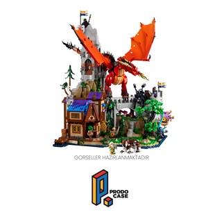 LEGO® Ideas Dungeons & Dragons: Red Dragon's Tale (21348) için Sergileme Vitrini