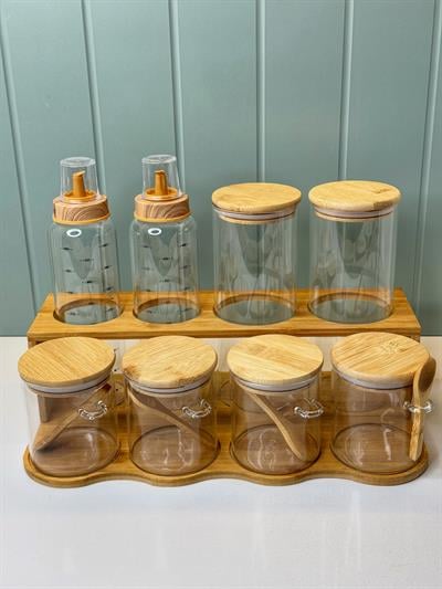 Dolce Standlı Baharatlık / Yağdanlık Set 
