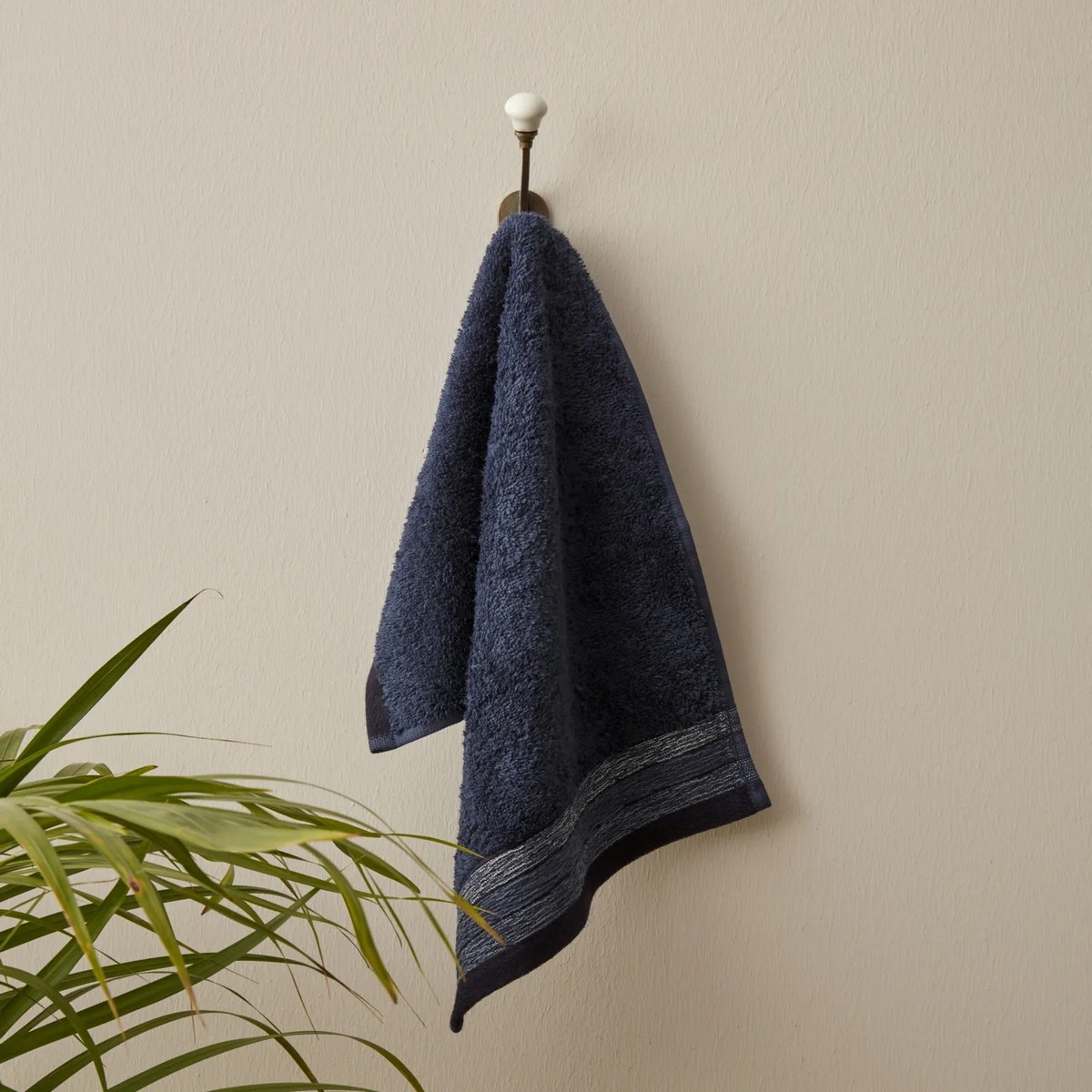 Kh Young Denim Blue Waves El Havlusu 30*50 cm