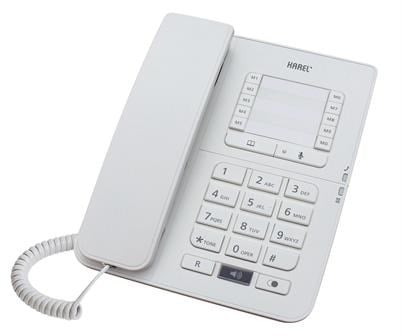  Karel TM142 Krem Masaüstü Telefon – Handsfree Analog Ofis Telefonu