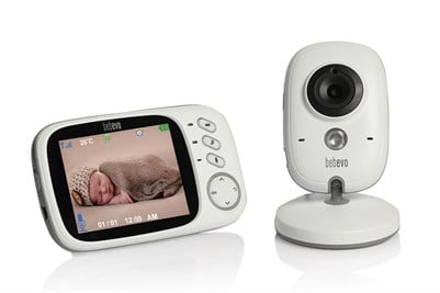 Bebevo VM903 Bebek Monitörü Kamera | 3.2” Ekran Gece Görüşlü İki Yönlü Ses VOX Bebek Kamerası