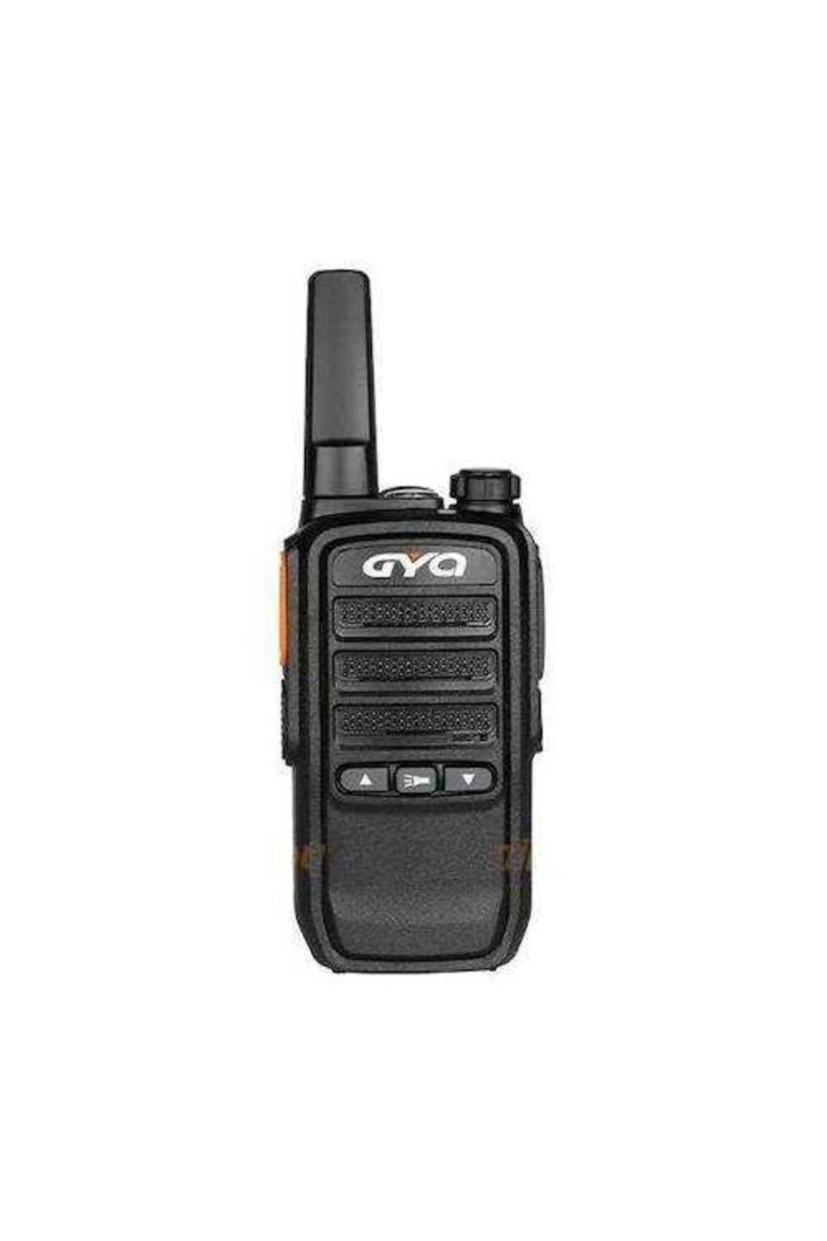 GYQ Q75 Siyah PMR El Telsizi Tekli Paket Lisanssız 15 KM Şarjlı Uzun Menzil VOX Özellikli Kafe Restoran Güvenlik Telsizi
