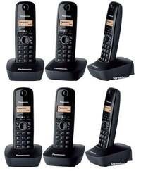 Panasonic KX-TG1616 6 Ahizeli Telsiz Telefon | DECT Kablosuz Ev Ofis Telefonu