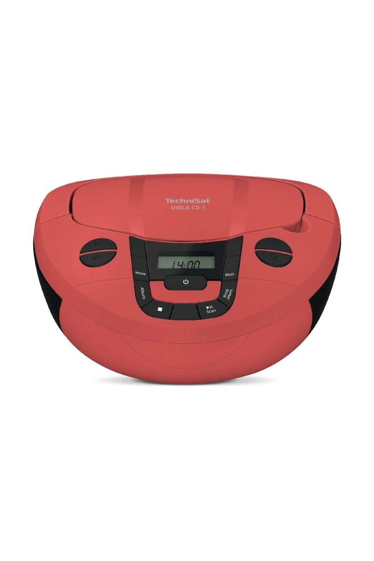TECHNİSAT FM Radyo, CD Çalar Ve Bluetooth Ses Akışı Özellikli Stereo Müzik Seti Kırmızı - Viola Cd-1