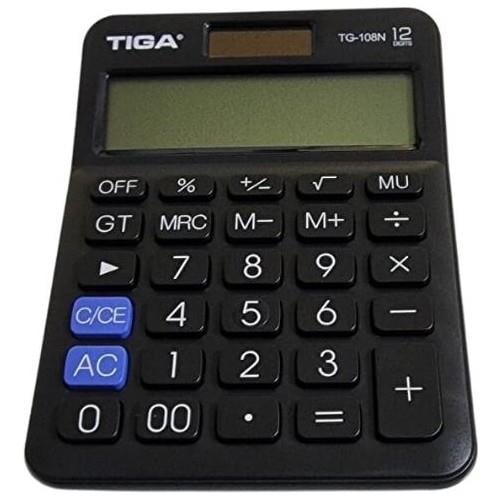 Tiga TG-108N Masaüstü 12 Haneli Hesap Makinesi