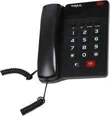 Trax TD 215 HF Kablolu Masaüstü Telefon Siyah