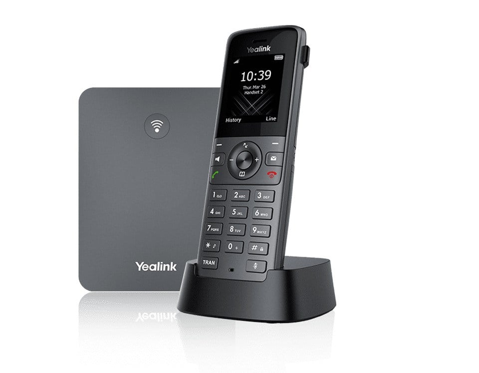 Yealink W73P DECT IP Telefon – W73H Kablosuz El Terminali, SIP VoIP, HD Ses, IP Santral Uyumlu
