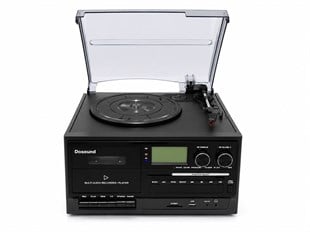 Dosound TR-17 Ahşap Çok Fonksiyonlu Pikap Kaset CD USB Bluetooth Müzik Sistemi