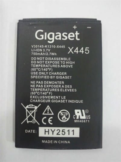Siemens Gigaset SL400 Batarya V30145-K1310-X445