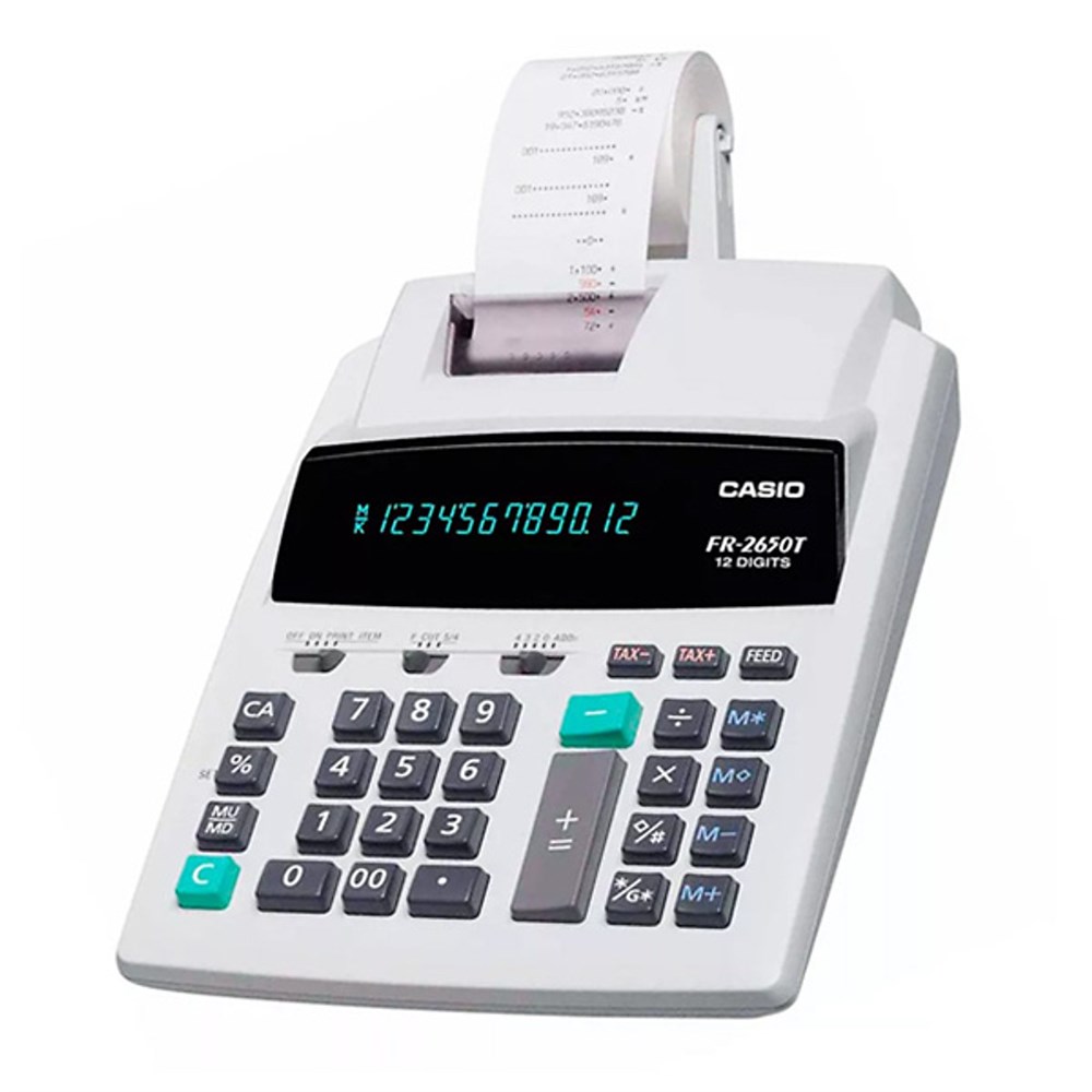 Casio FR-2650T Şeritli Hesap Makinesi (Outlet Teşhir Ürünü)
