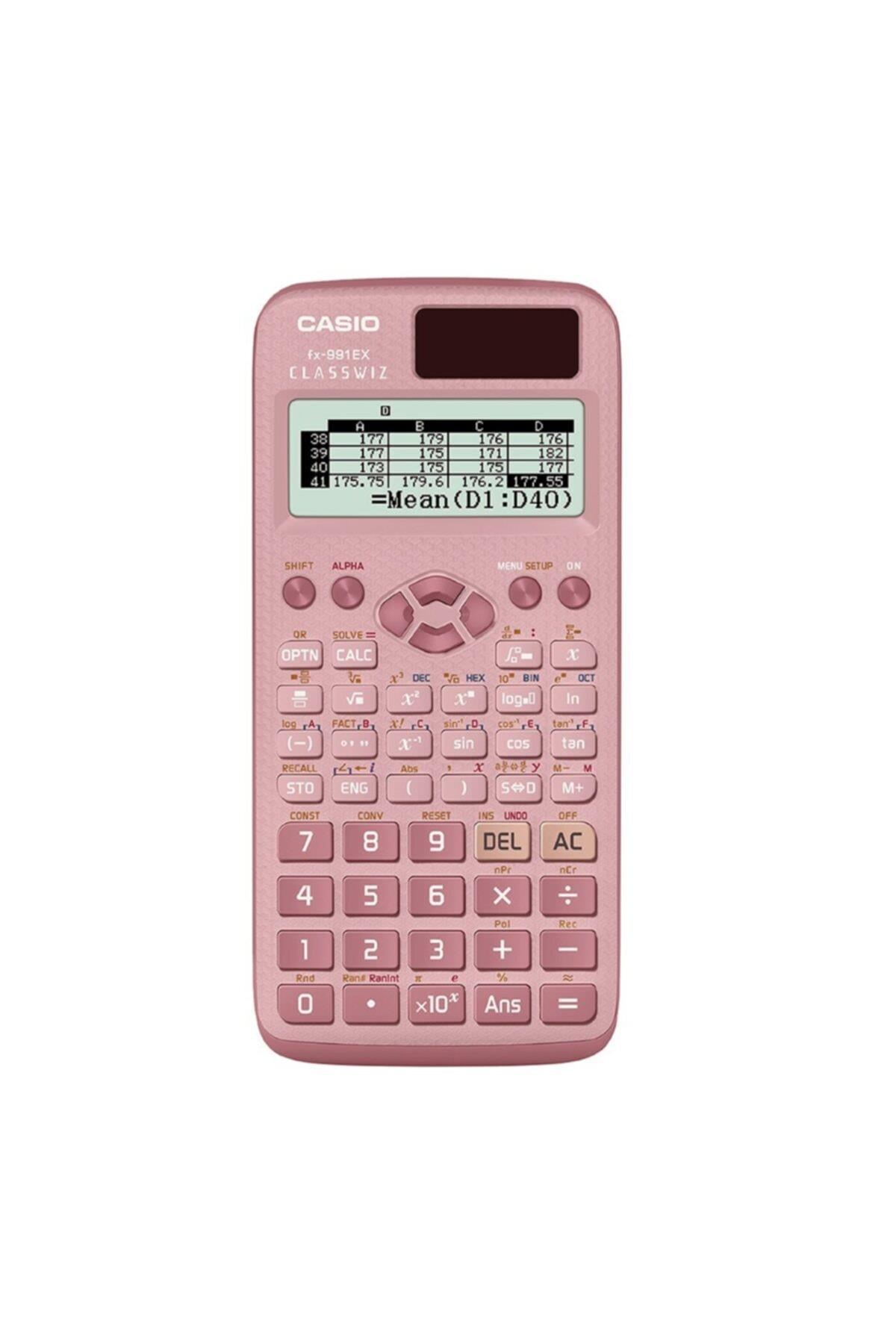 Casio FX-991EX-PK Bilimsel Fonksiyonlu 12 Hane Hesap Makinesi