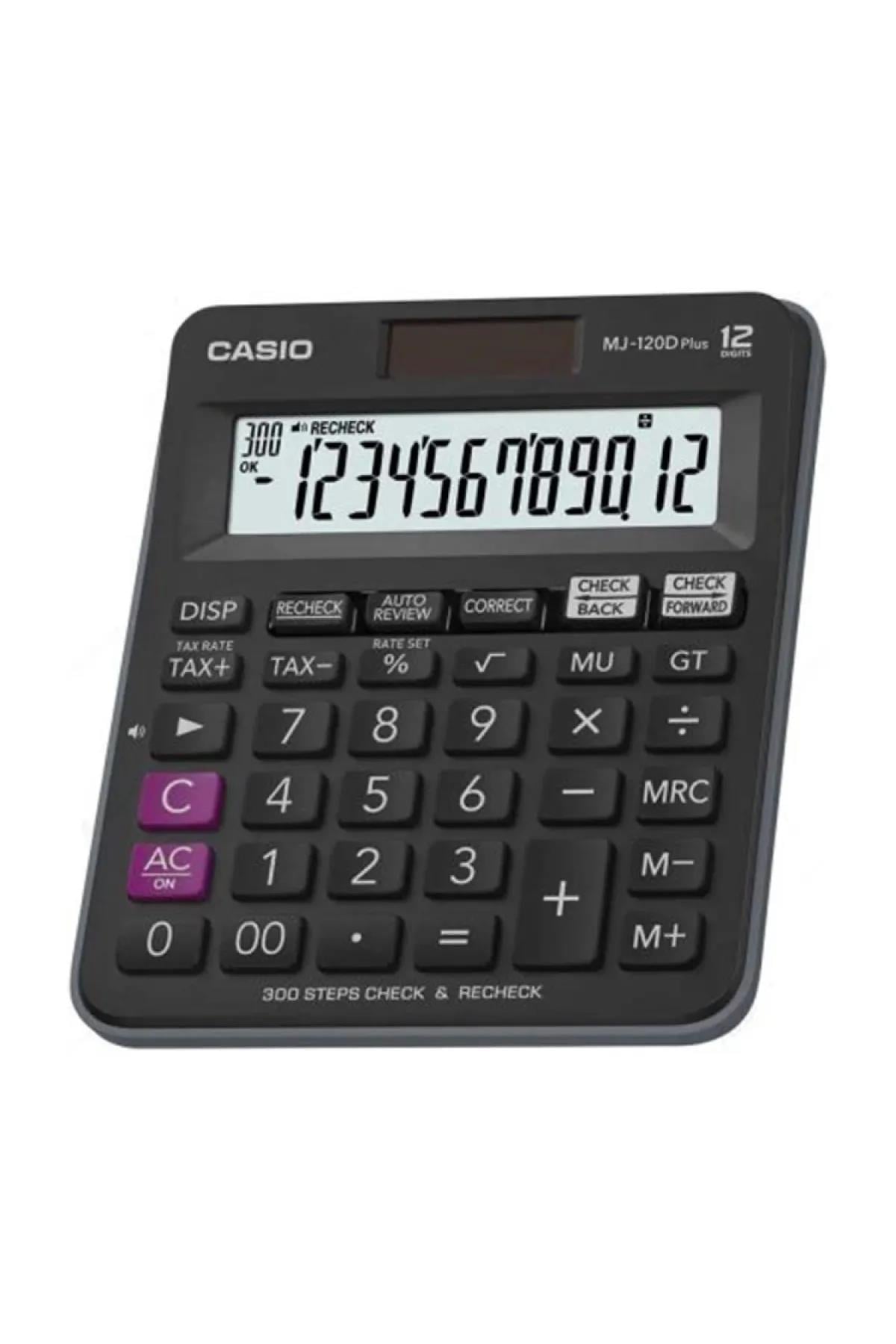 Casio MJ-120D Plus İşlem Kontrollü 12 Hane Masa Üstü Hesap Makinesi