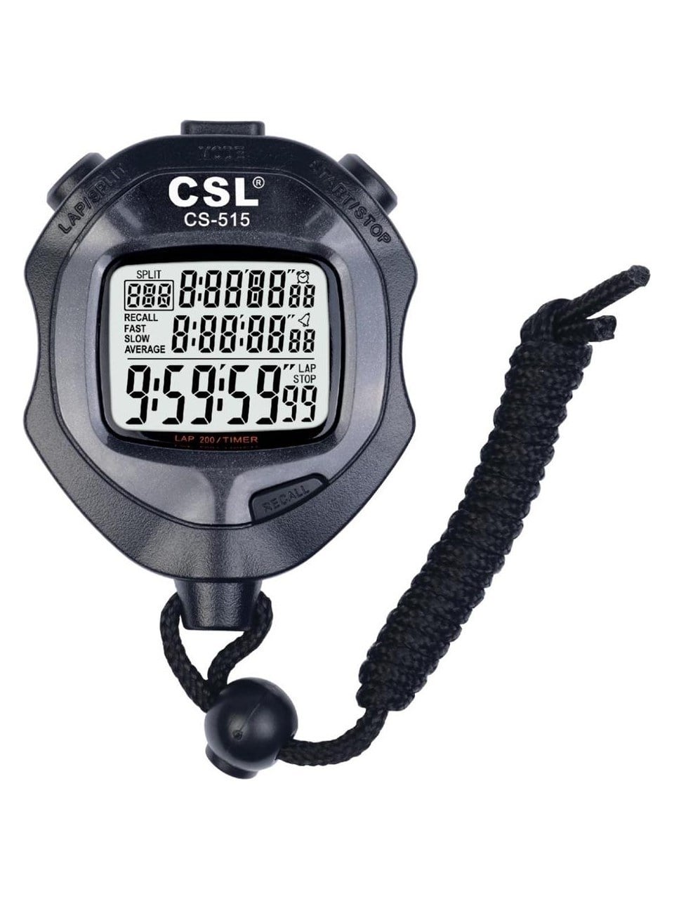 CSL CG-515 Dijital Kronometre 10 Hafızalı Alarmlı Profesyonel Spor Kronometresi