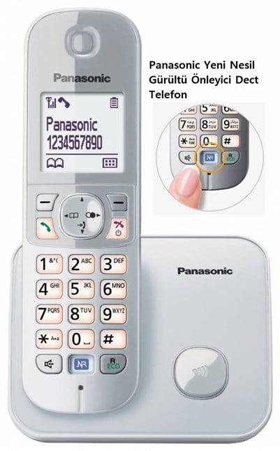 Panasonic KX-TG6811 Gri Telsiz Telefon