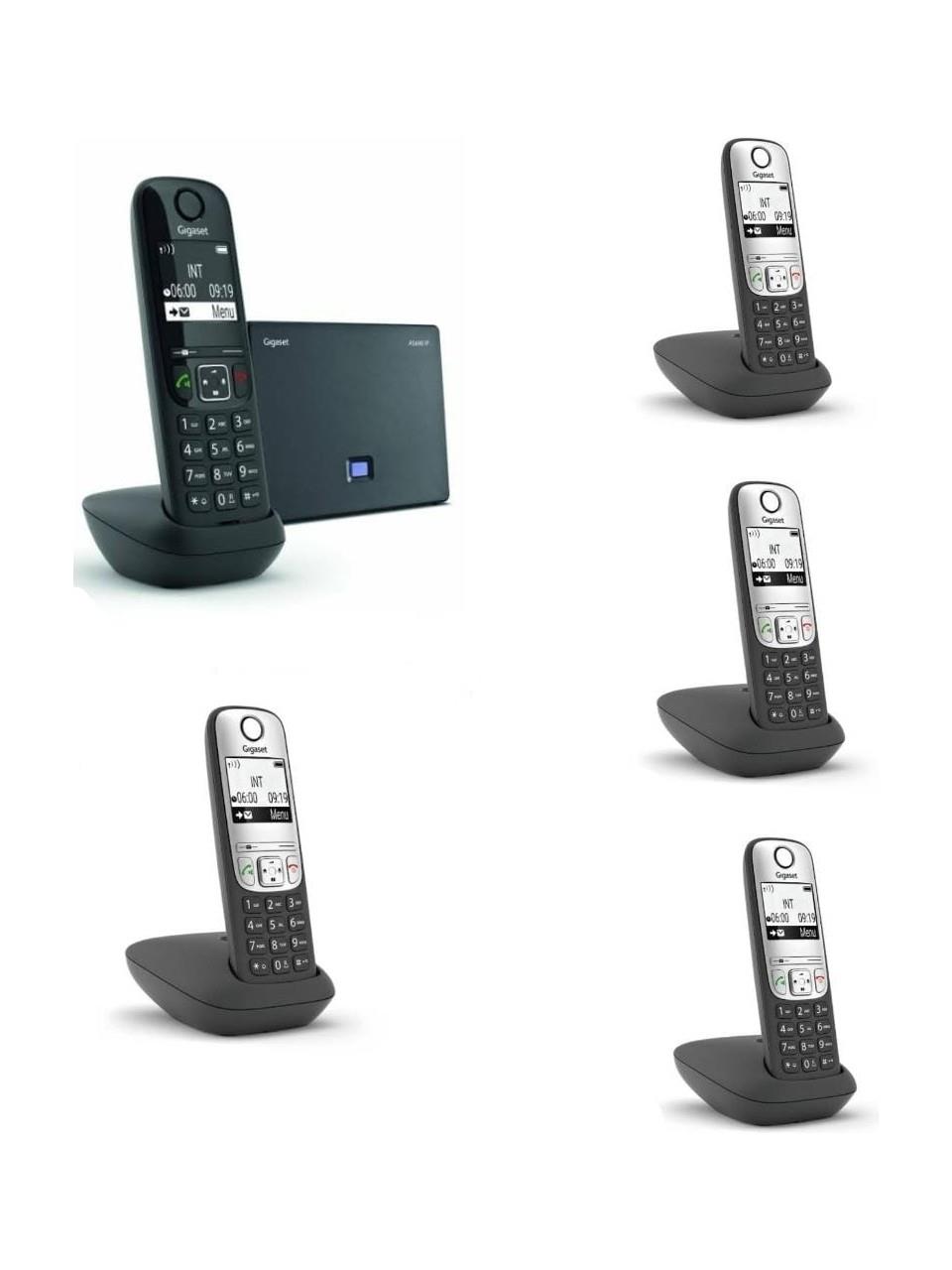 Gigaset Analog & Ip 5 Dahili Dect Telsiz Kablosuz Telefon Santrali AS690IP-A690