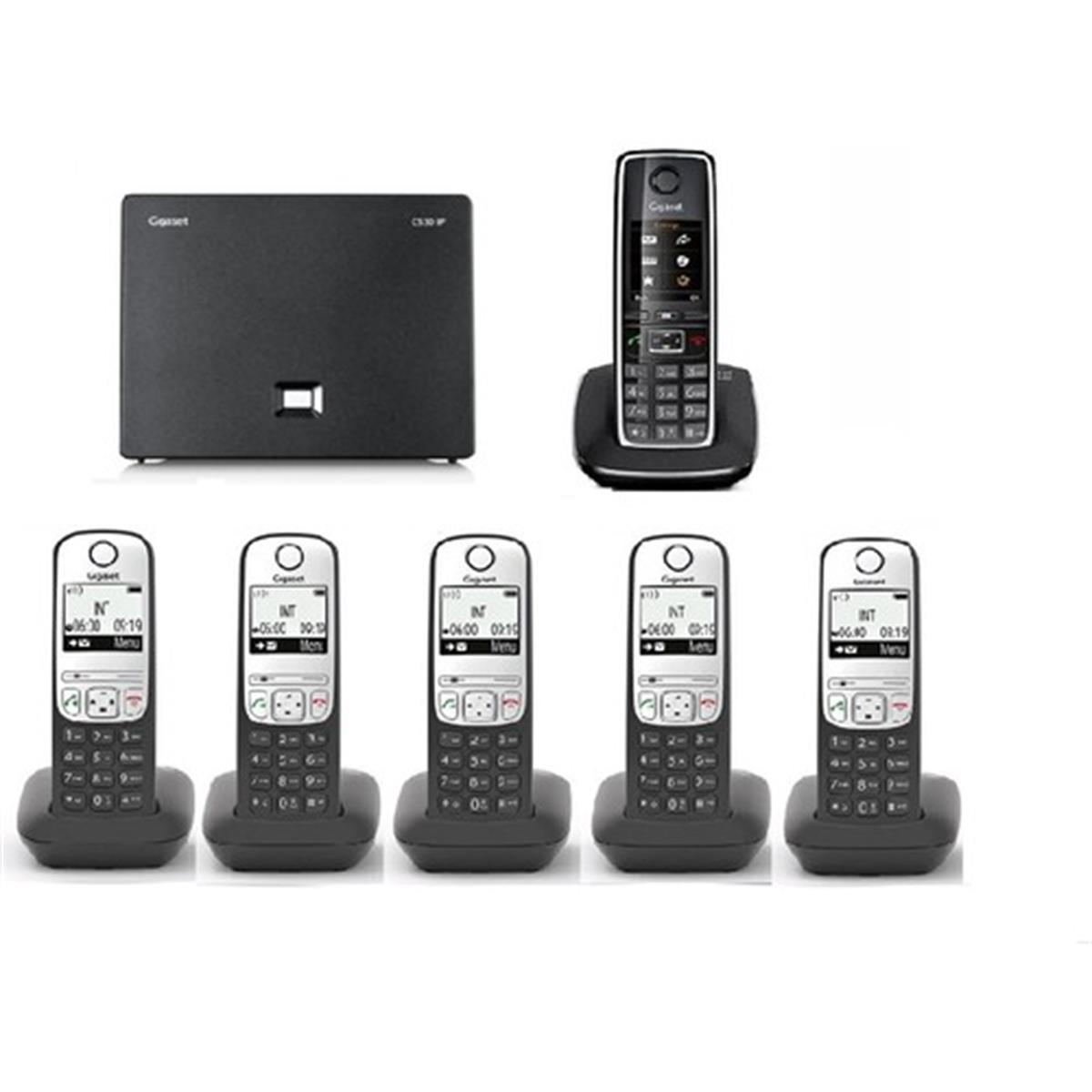 Gigaset Analog & Ip 6 Dahili Dect Telsiz Kablosuz Telefon Santrali C530-A690