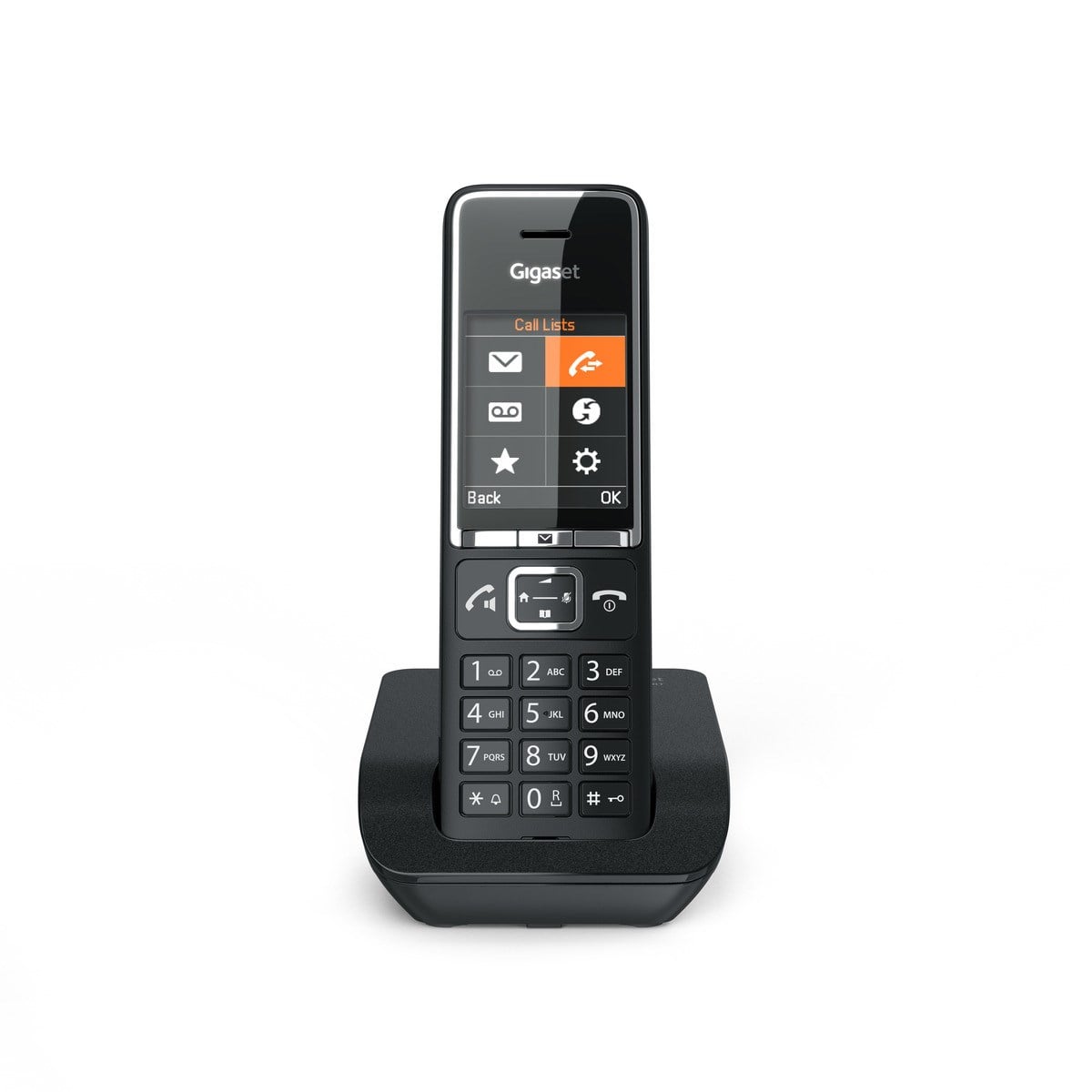 Gigaset Comfort 550 Siyah Renkli Ekran Handsfree DECT Telsiz Telefon