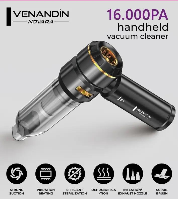 Hesaplidepom ST-6659Plus 16.000 PA Şarjlı 10 in 1 Araç Süpürgesi