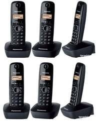 Panasonic KX-TG1616 6 Ahizeli Telsiz Telefon | DECT Kablosuz Ev Ofis Telefonu