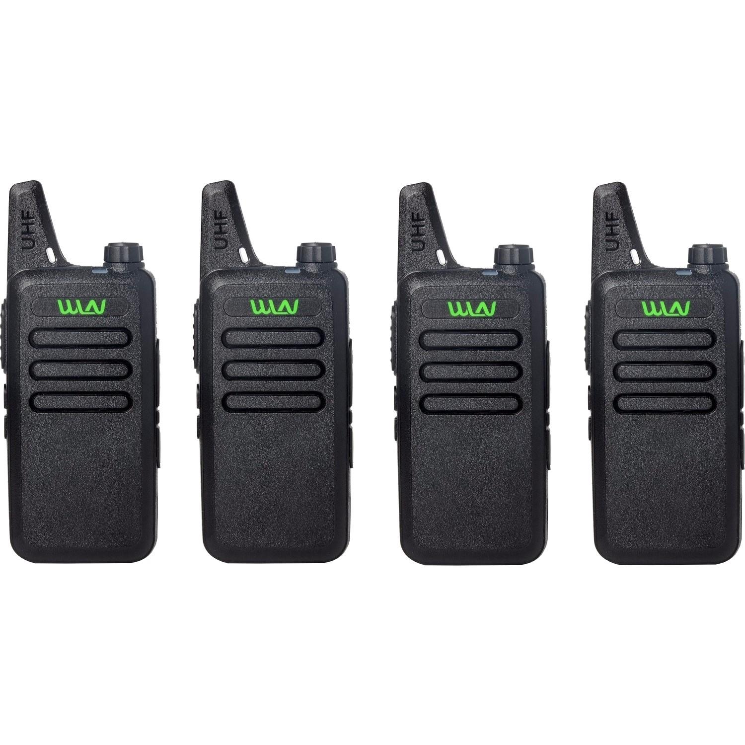 WLN Kd-C1 Pmr El Telsizi 4'lü Ful Set + Kulaklık
