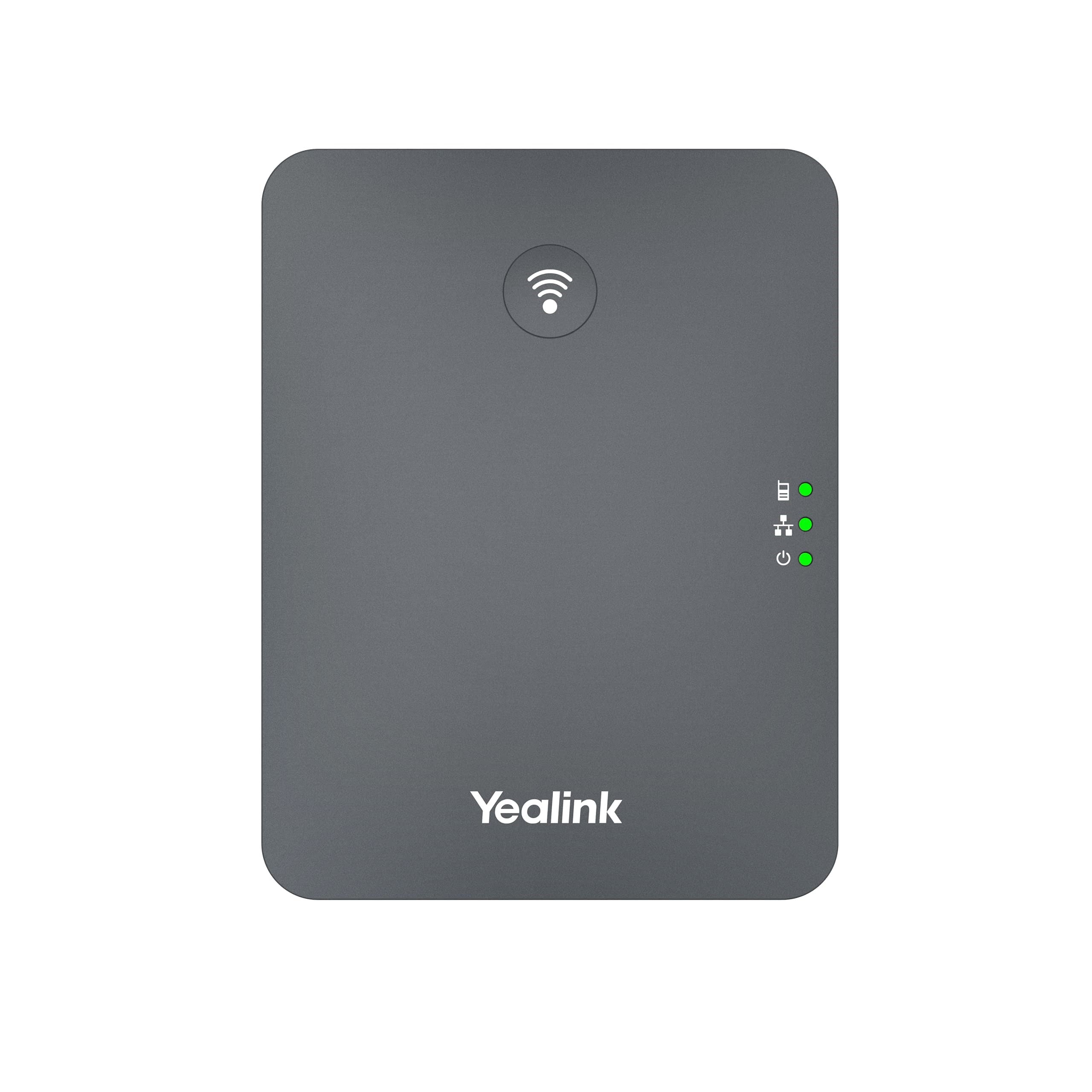 Yealink W70B SIP DECT Baz İstasyonu – 10 SIP Hesap, 20 Eş Zamanlı Çağrı, IP Santral Kablosuz Telefon Bazı