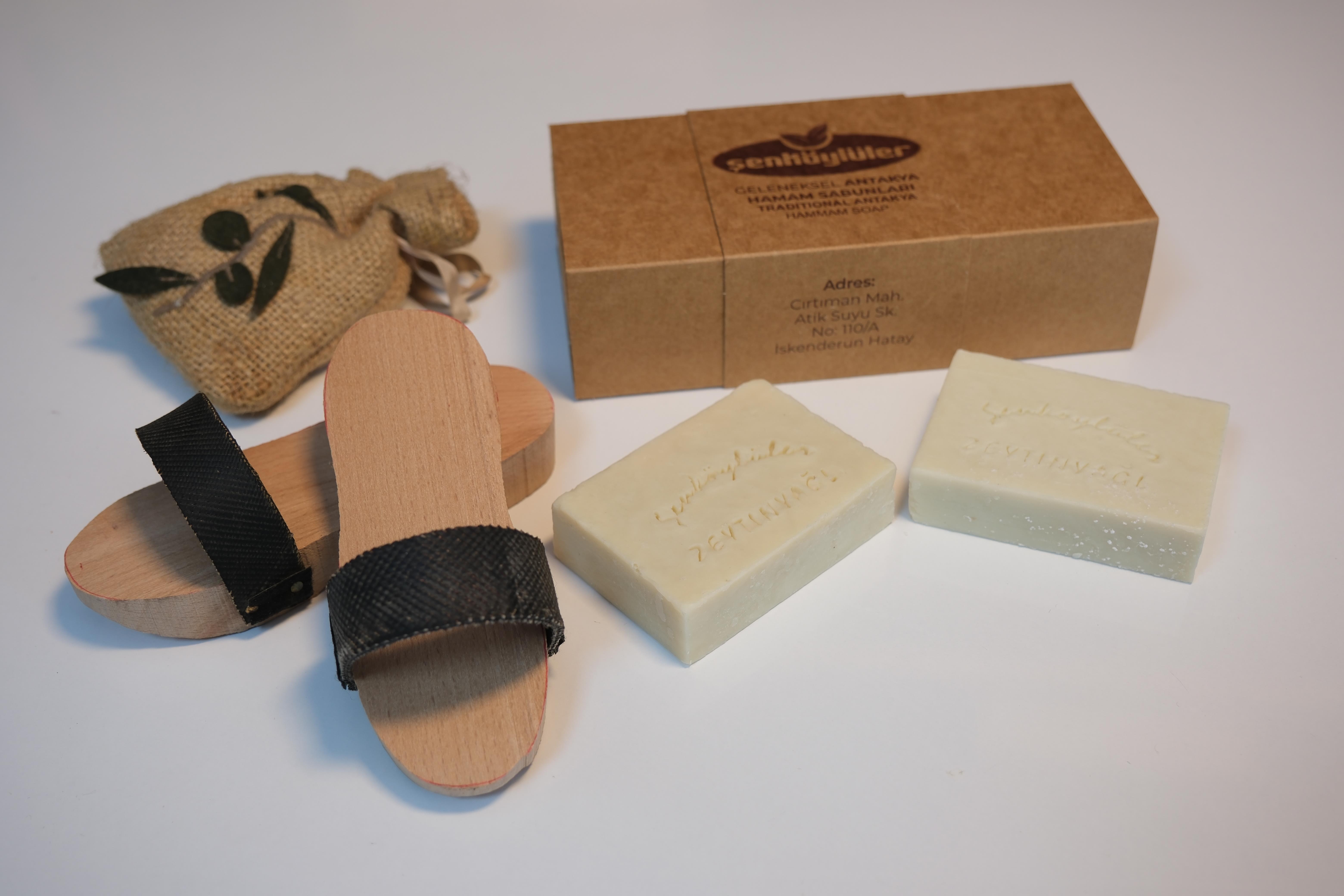 ZEYTİNYAĞ HAMAM SABUNLARI -ÖZEL KUTU - 600 GR