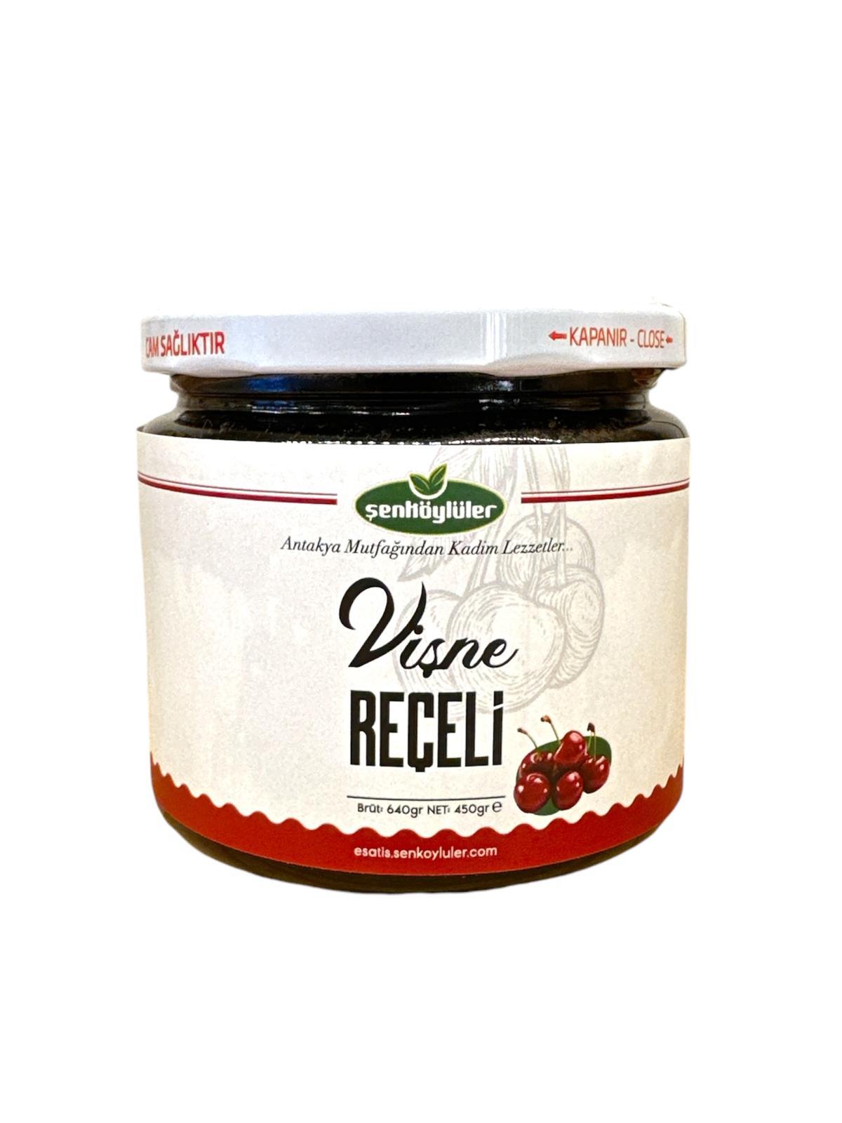 ŞENKÖYLÜLER VİŞNE REÇELİ (KIRMIZI) %65 MEYVE - 640 GR BRÜT