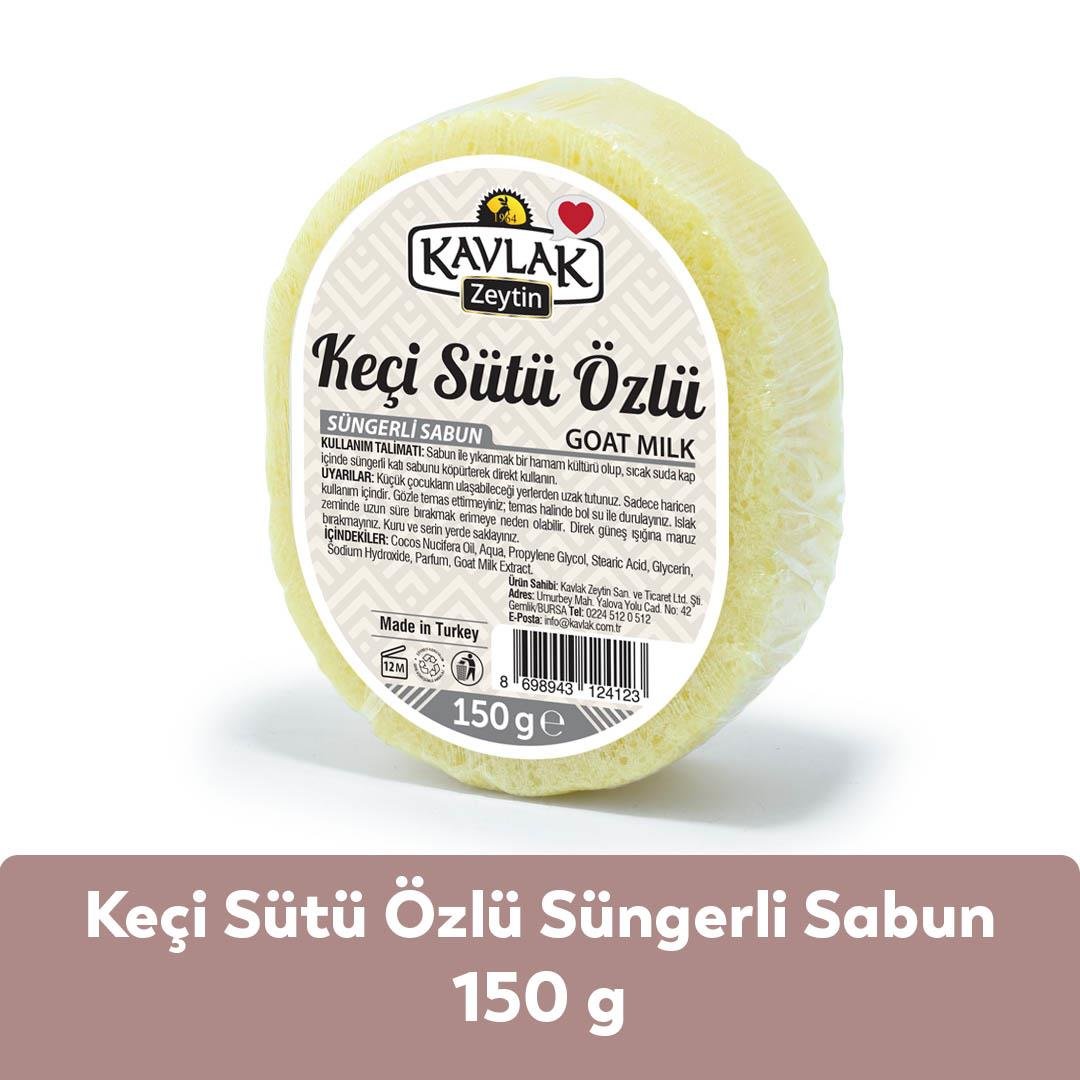  Keçi Sütlü Süngerli Sabun