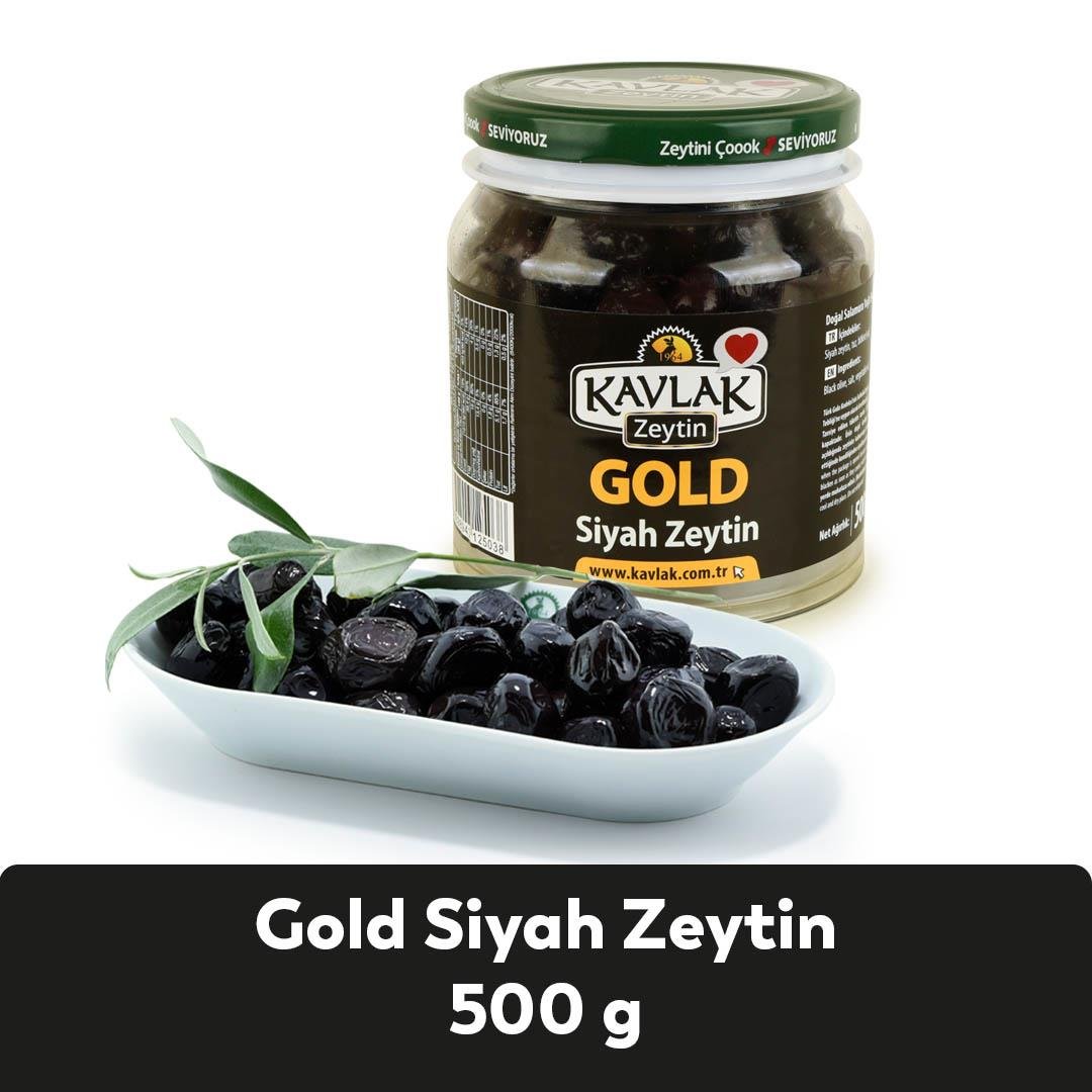 Gold Siyah Zeytin 500 Gr
