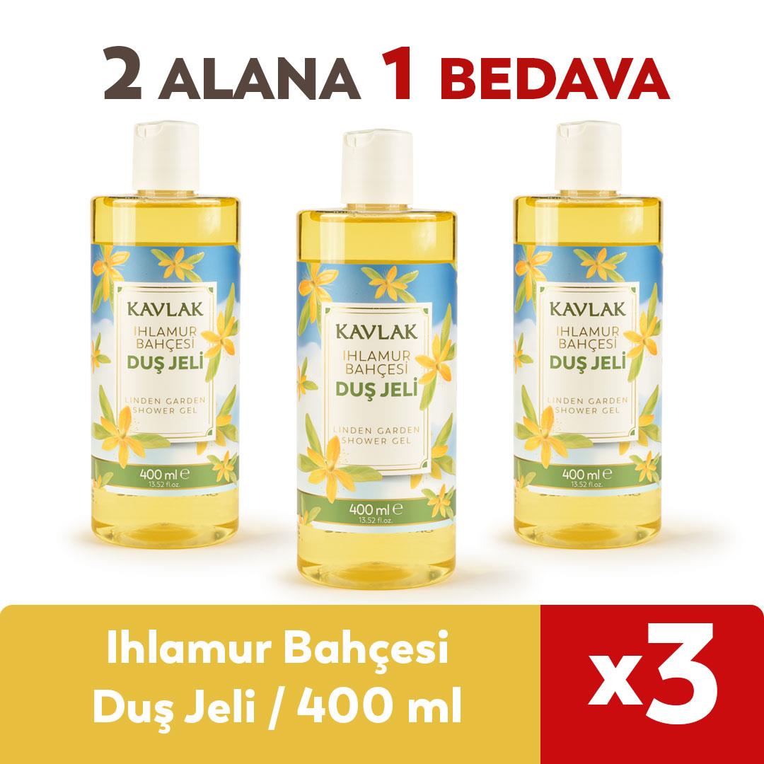 Kavlak Ihlamur Bahçesi Duş Jeli 400 Ml 2 Alana 1 Bedava