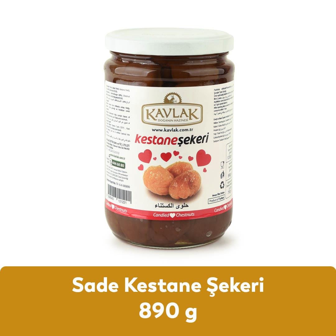 Kestane Şekeri 890 gr (Cam Kavanoz)
