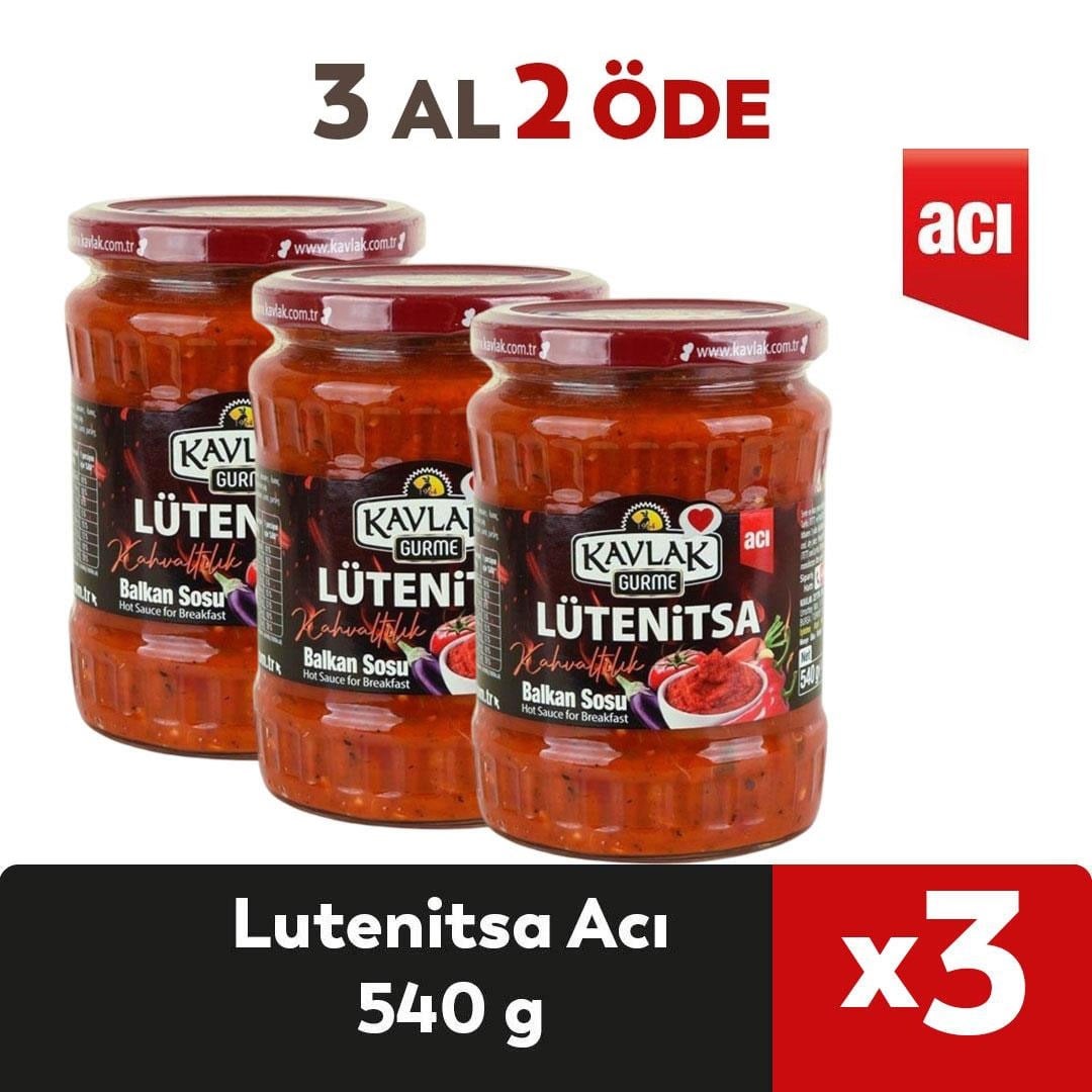 Lütenitsa Acılı 540 Gr 3 Al 2 Öde