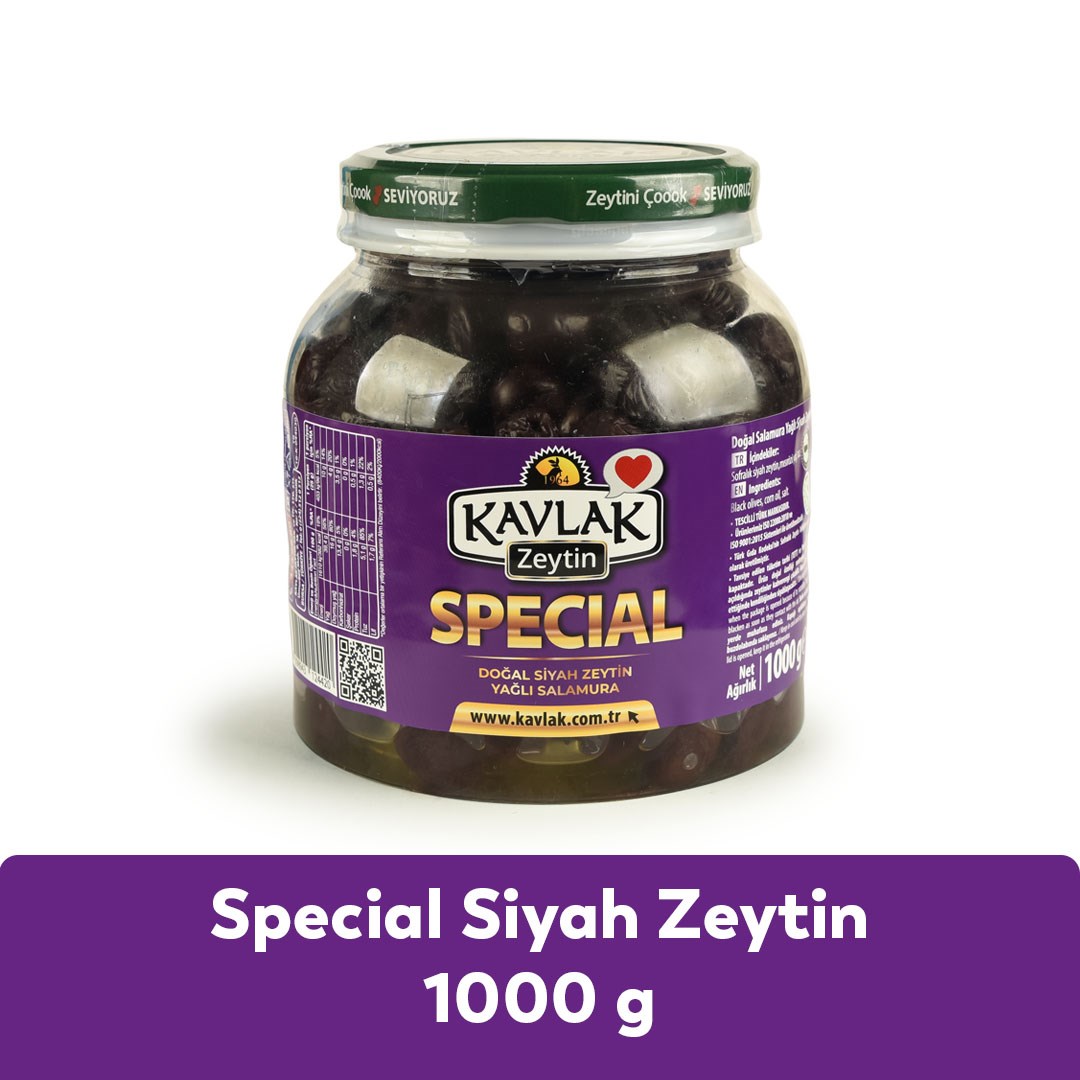 Special Gemlik Siyah Zeytin 1 Kg Pet