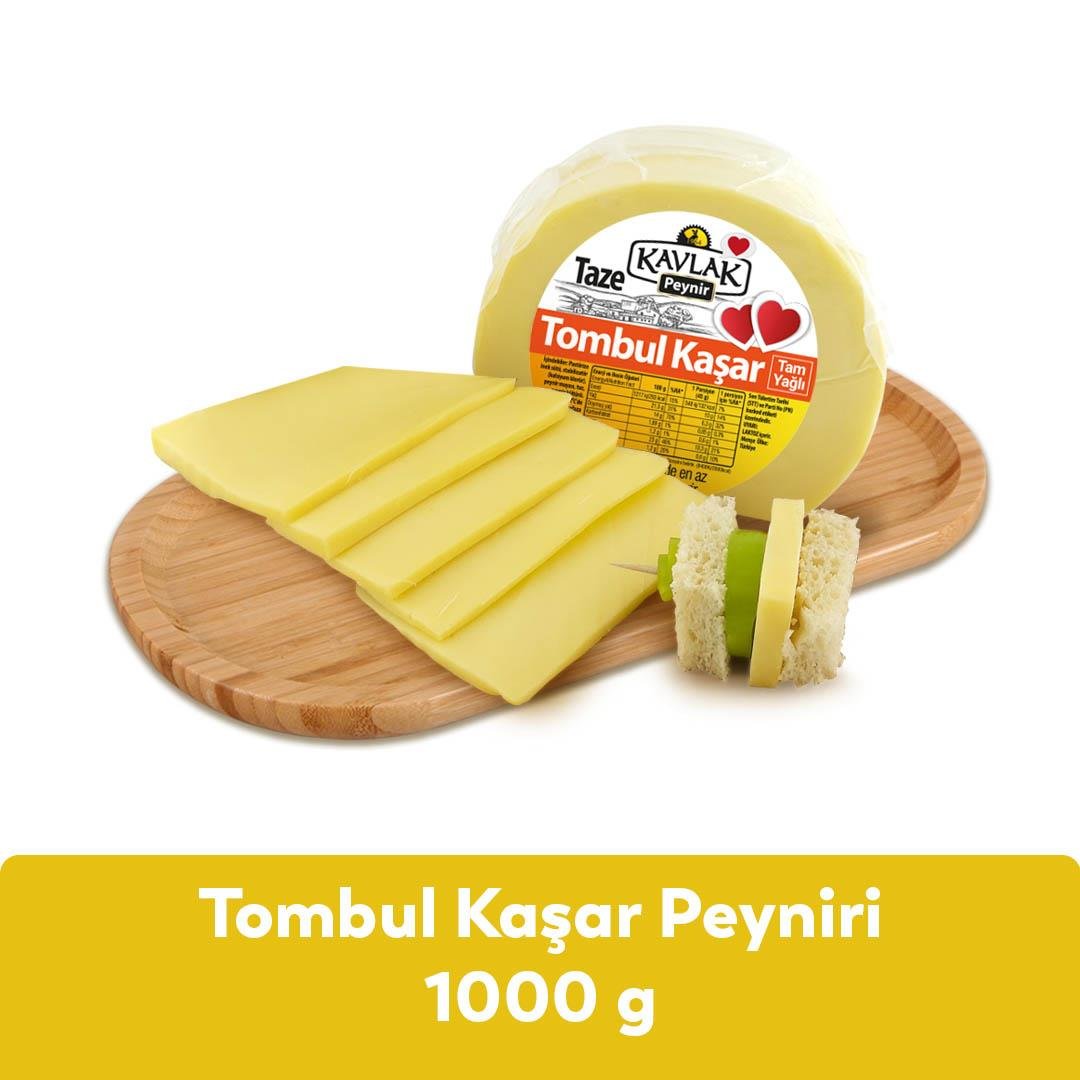 Taze Tombul Kaşar Peyniri 1 Kg